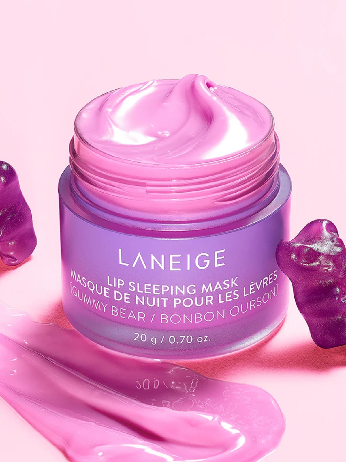 Masques de sommeil pour les lèvres 20g Gummy Bear LANEIGE 