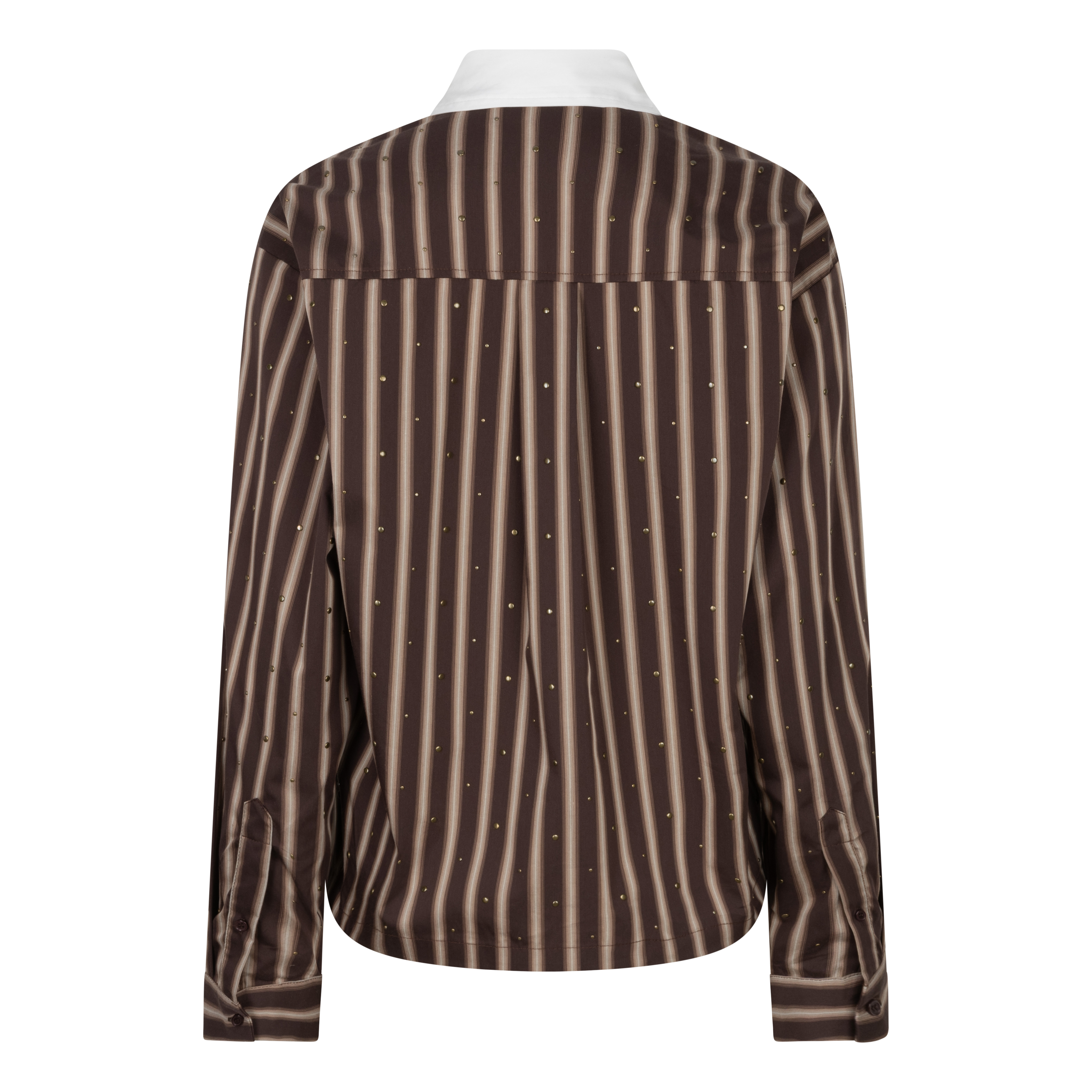 Chemise à rayures et col contrastant Esqualo
