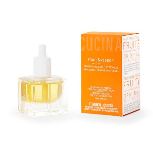 Recharge de Parfum pour Diffuseur Électrique Orange Sanguinelli et Fenouil 25ml
