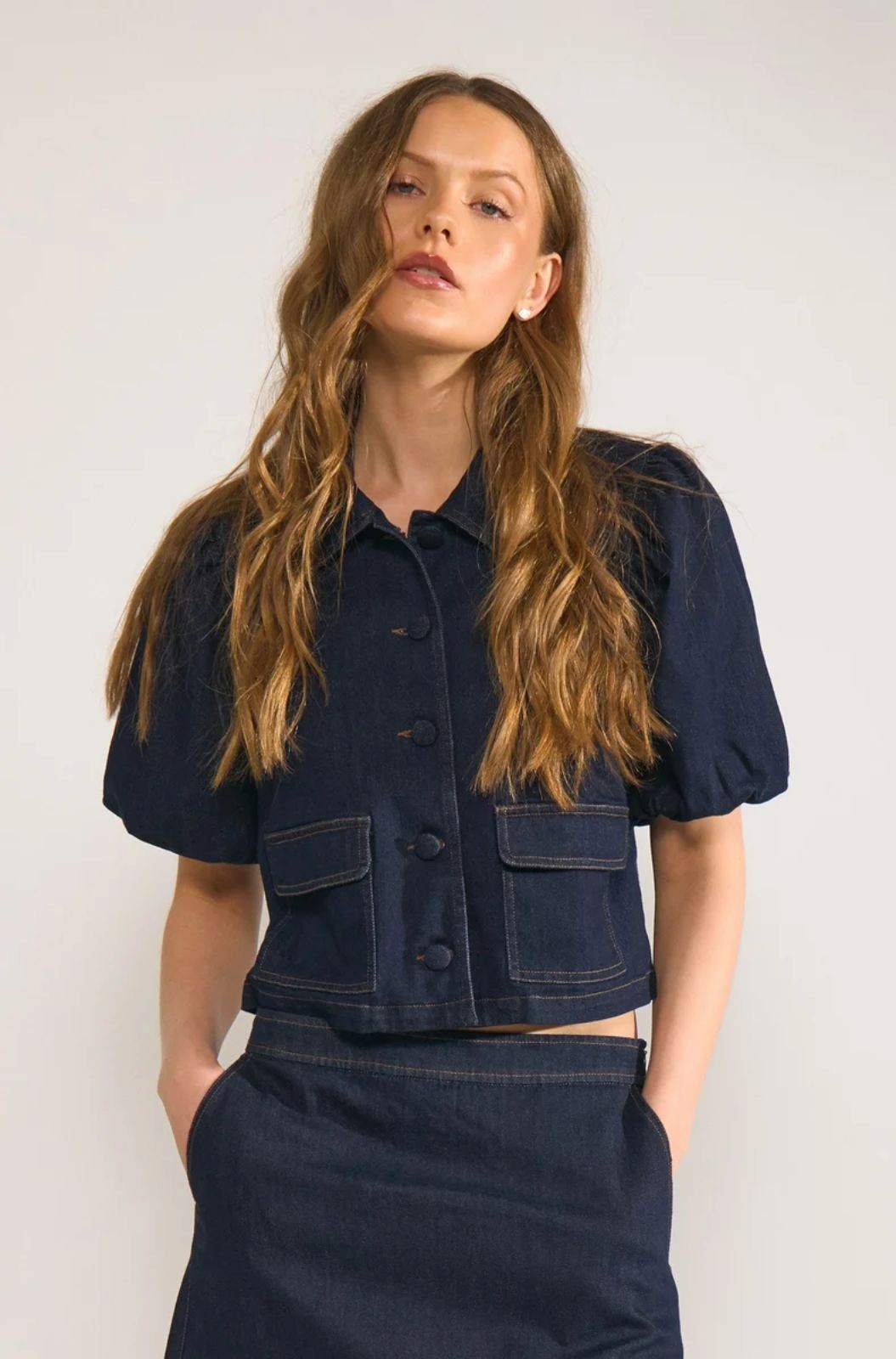 Veston en denim Nualetta Nümph