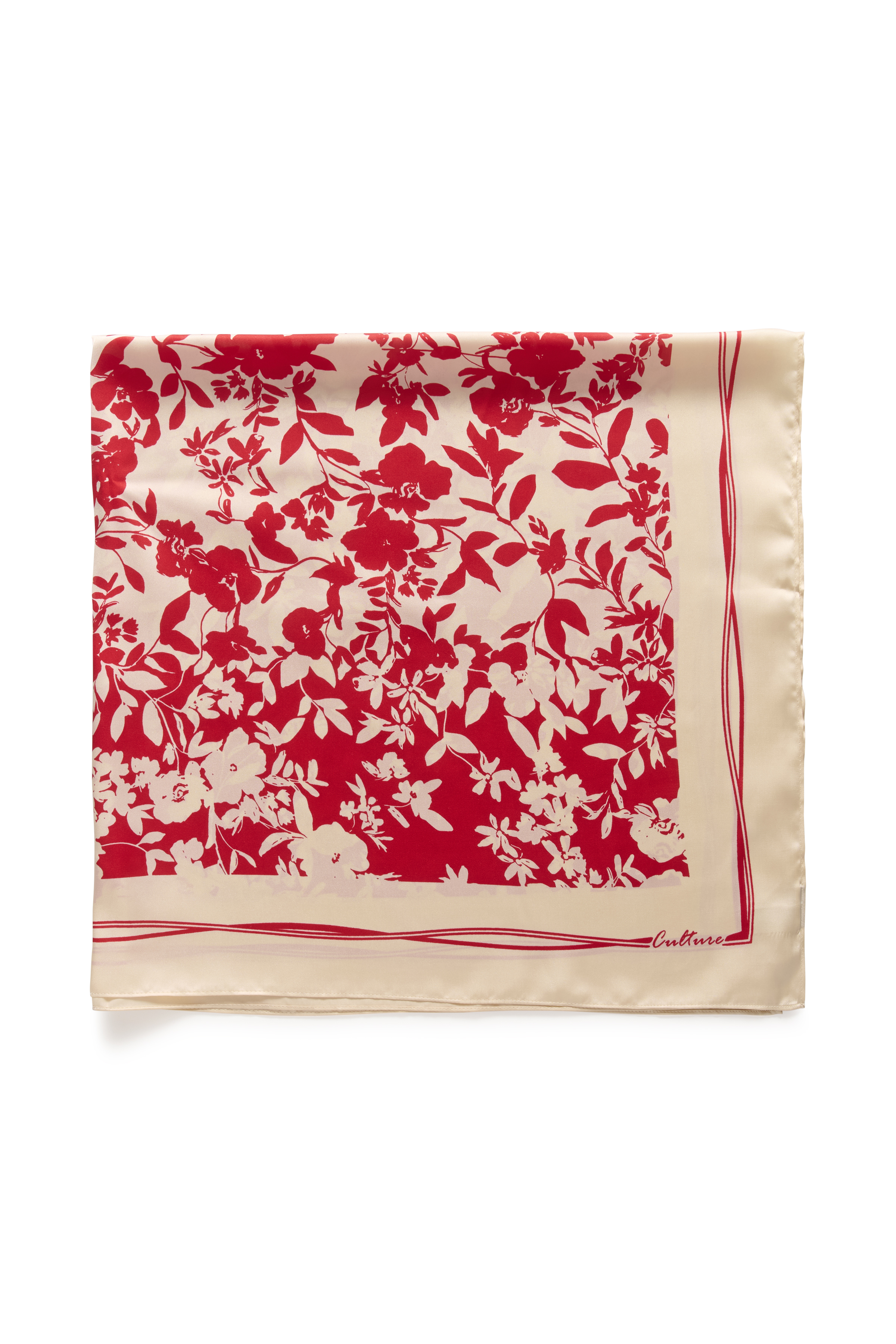 Foulard Banda Culture 50110446 Red Flower