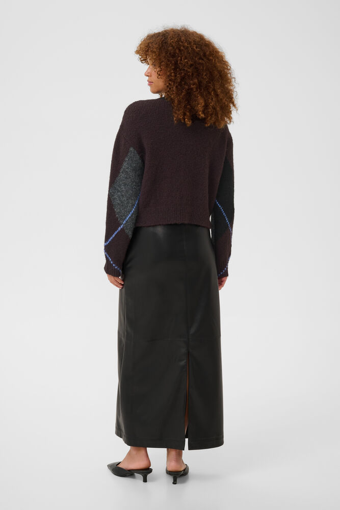 Chandail en tricot à motif argyle KAgrith Kaffe