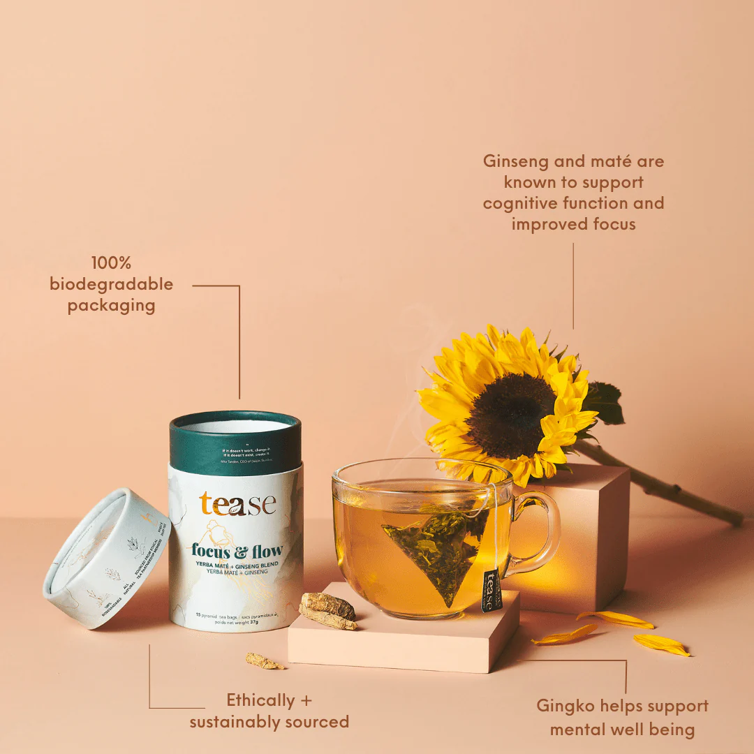 Yerba Mat/ + Ginseng Tease Tea Blends