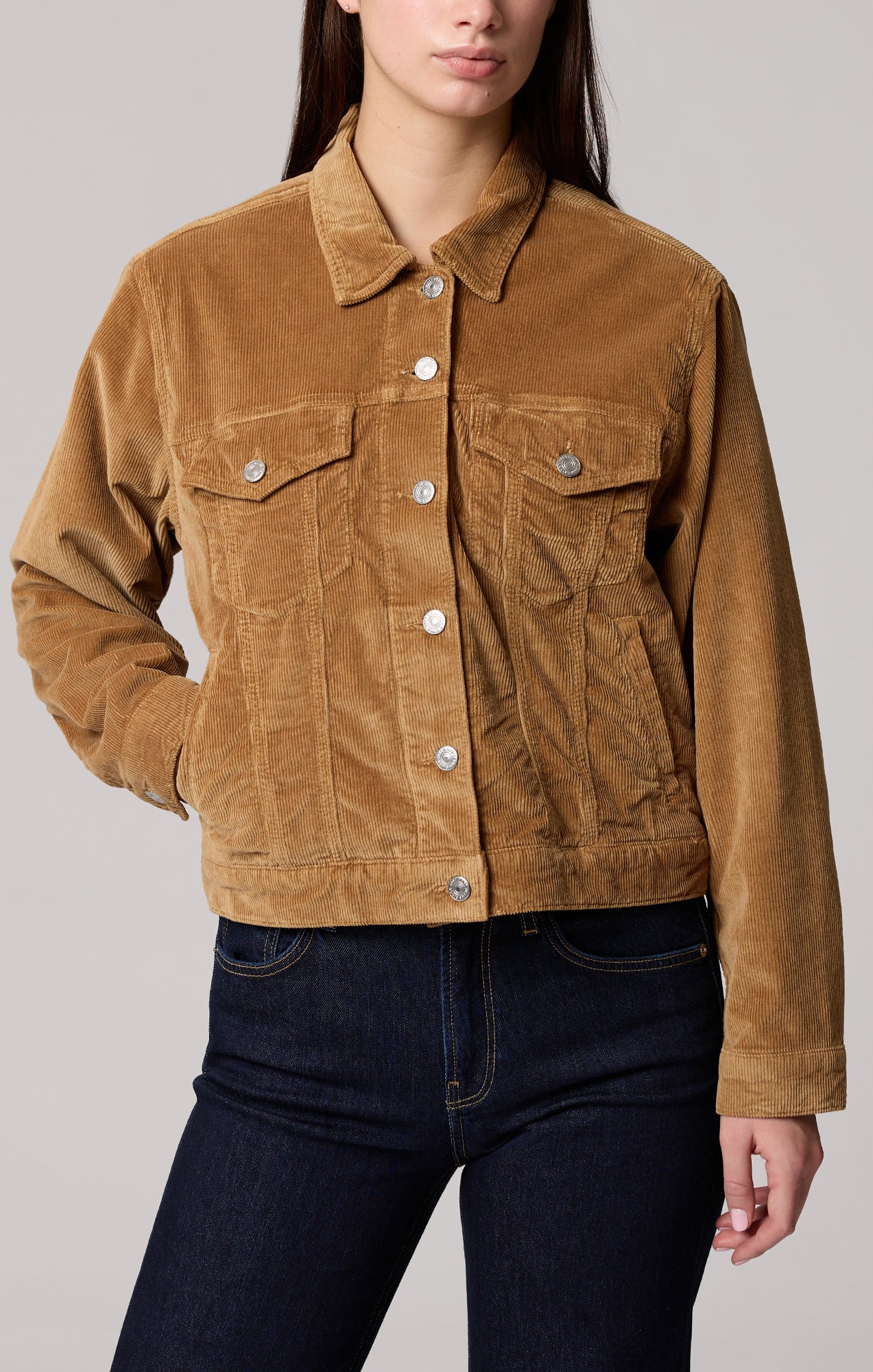 Veste courte Rubie en velours côtelé Mavi