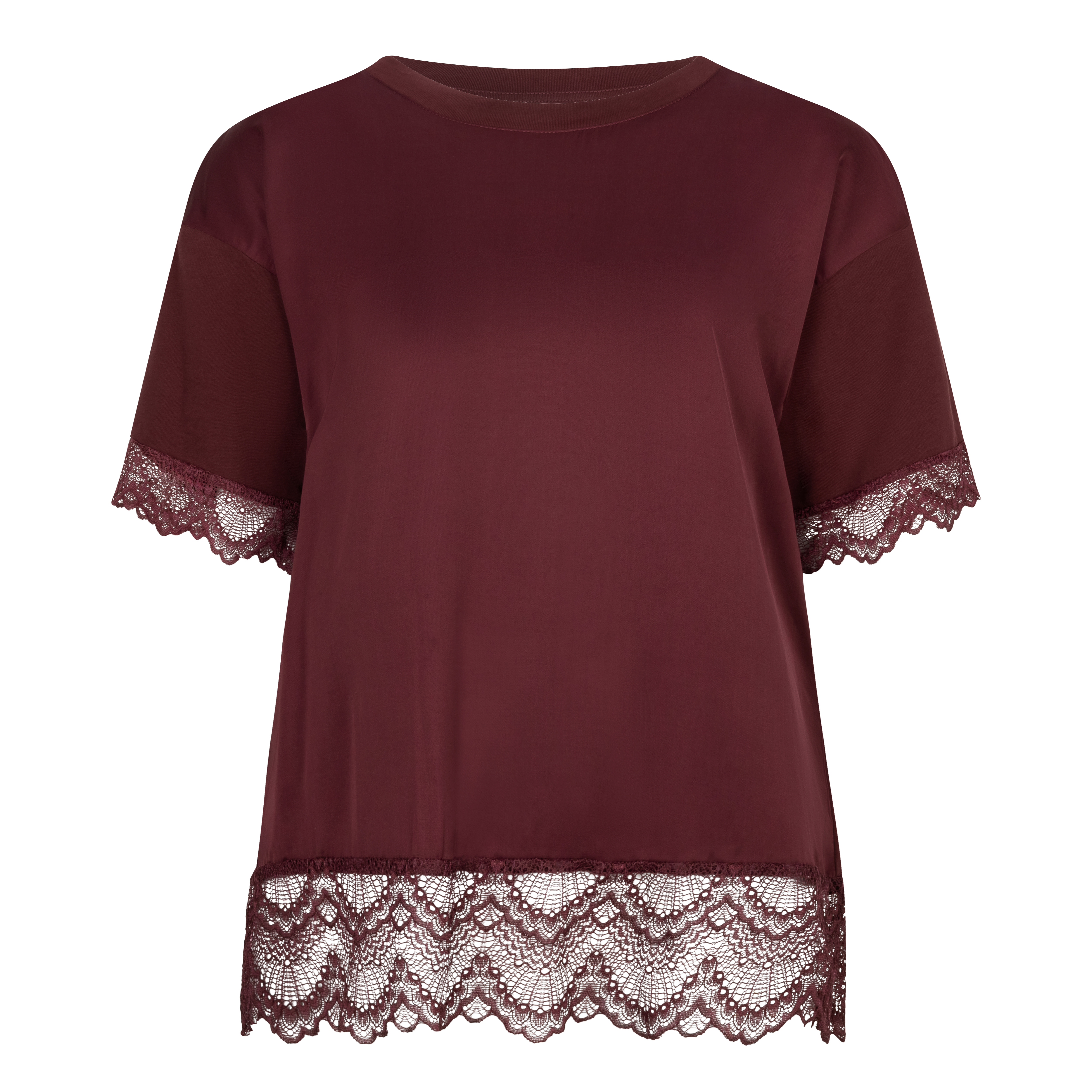 T-shirt à détails de dentelle Esqualo
