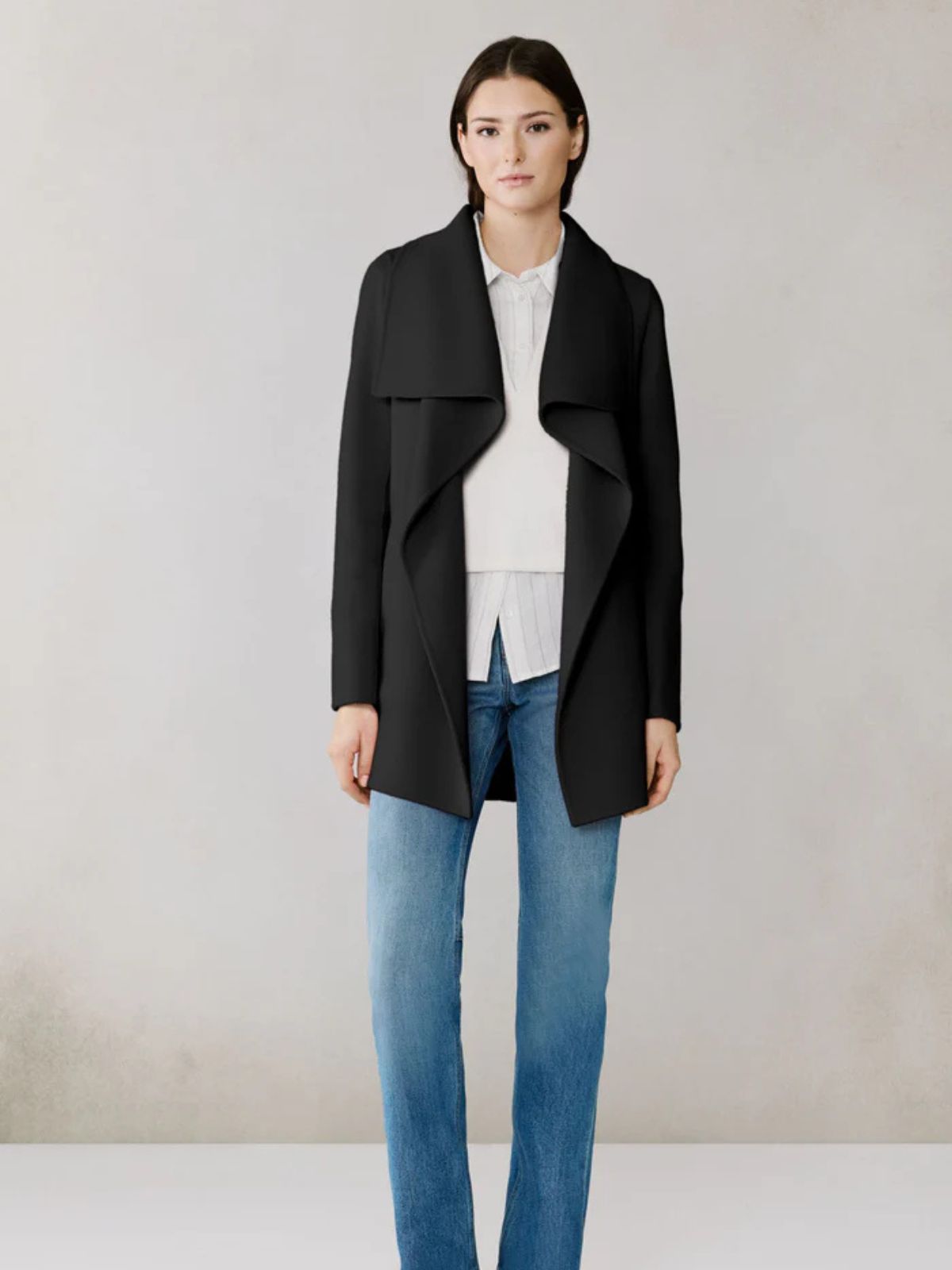 Manteau cape en laine double face Soia & Kyo