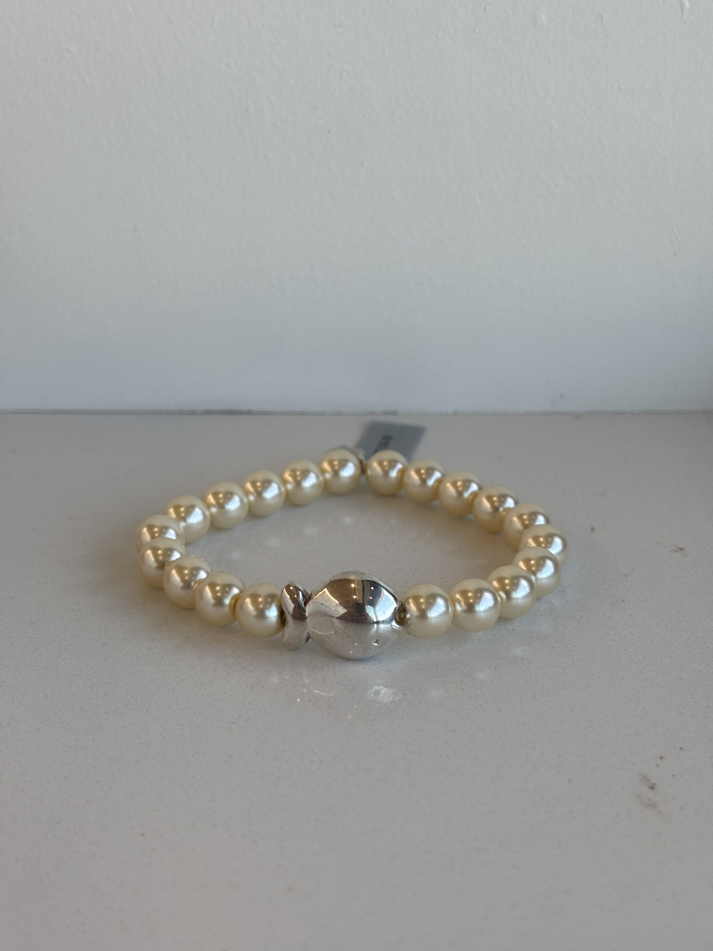 Bracelet poisson et perles 8MM Clio Blue