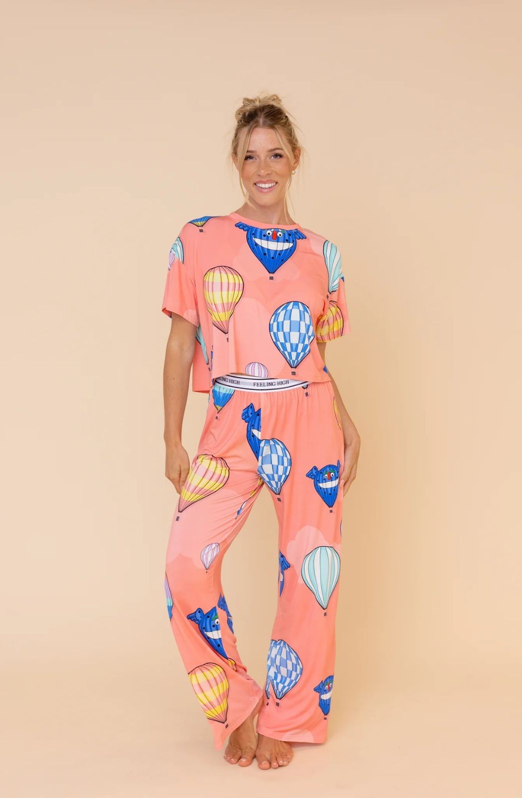 Pantalon Pyjama Évasé "FEELING HIGH" Popunderwear