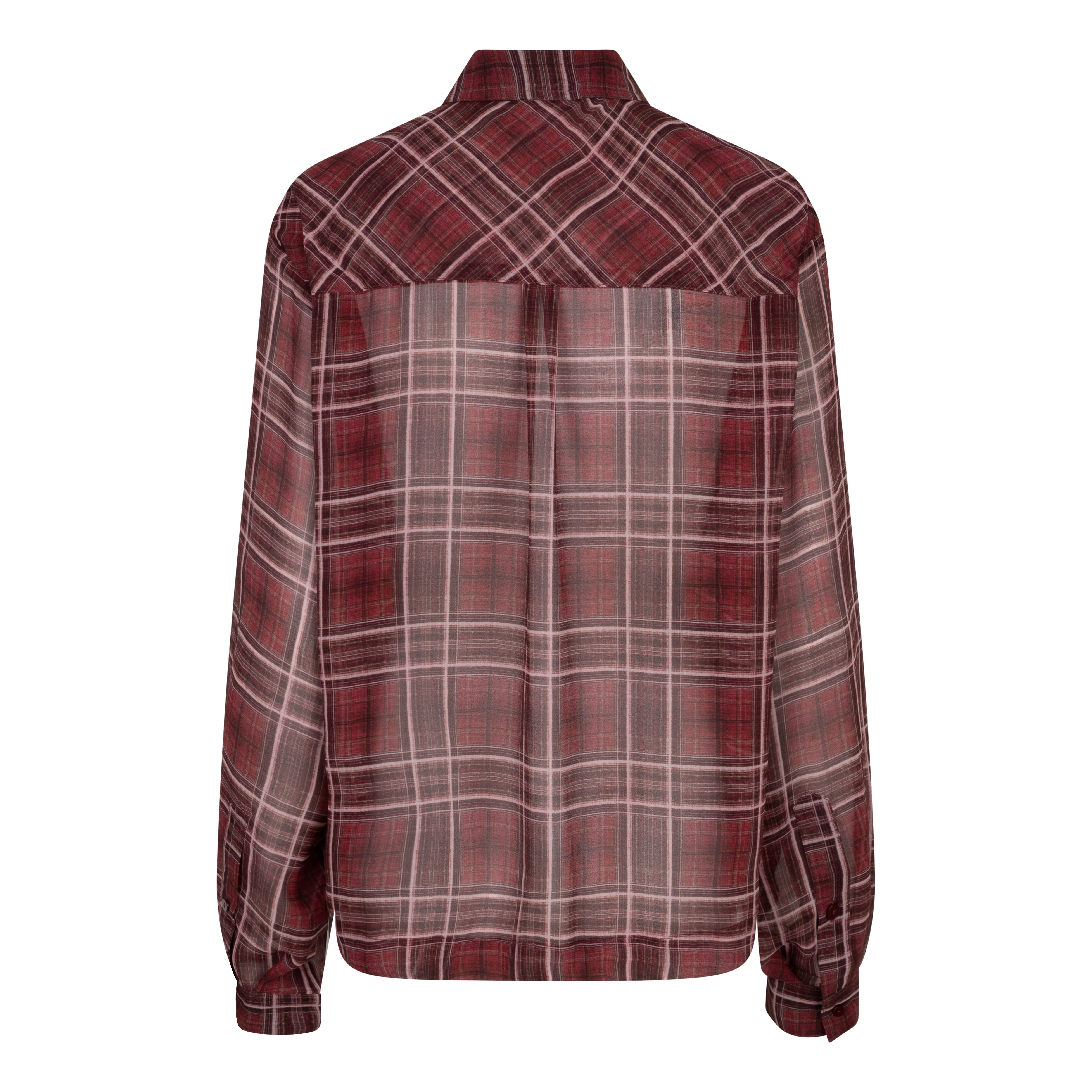 Chemise en voile à carreaux Esqualo