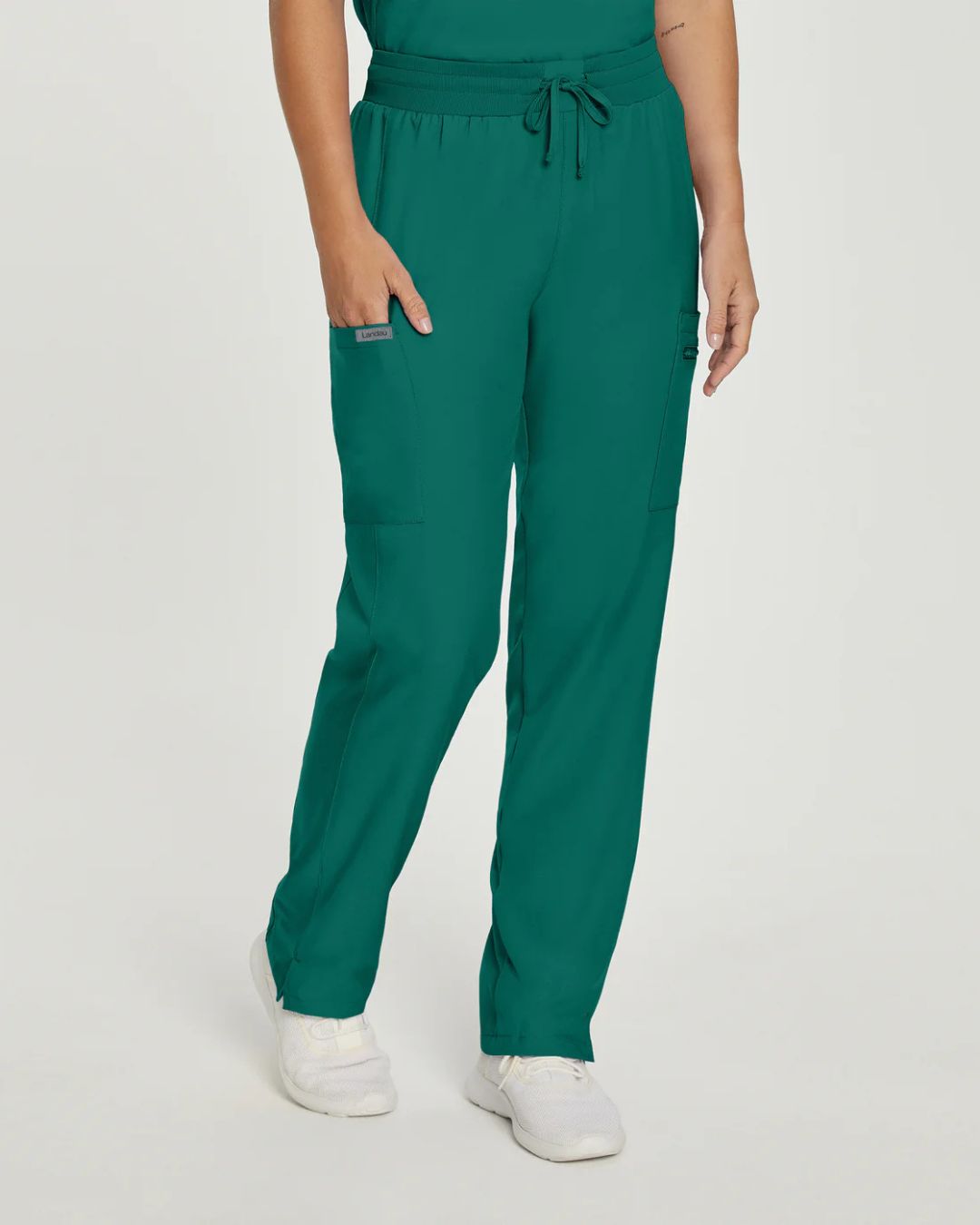 Pantalon droit taille mi-haute convertible avec cordon de serrage Landau LB400