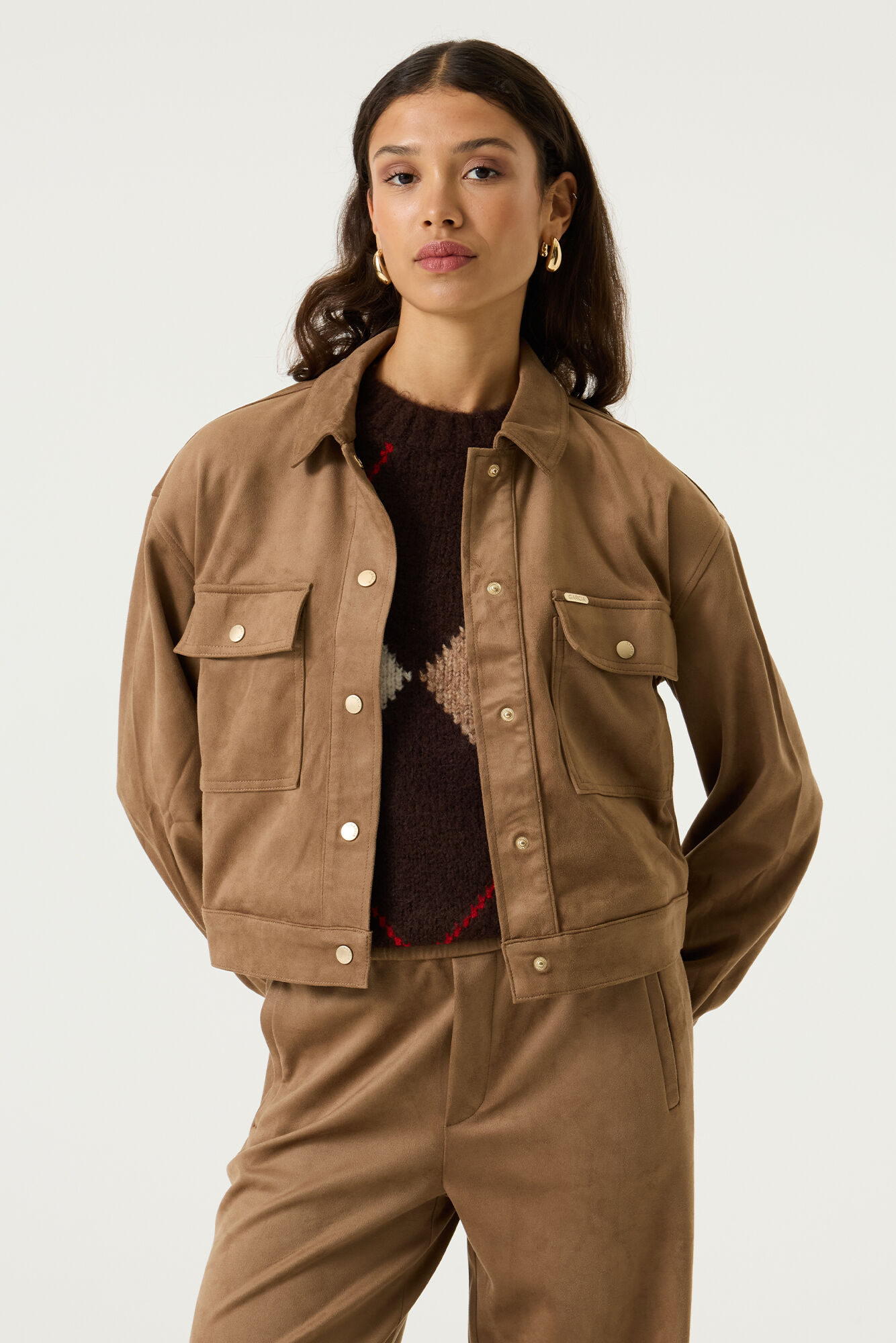 Veste en suédine Garcia