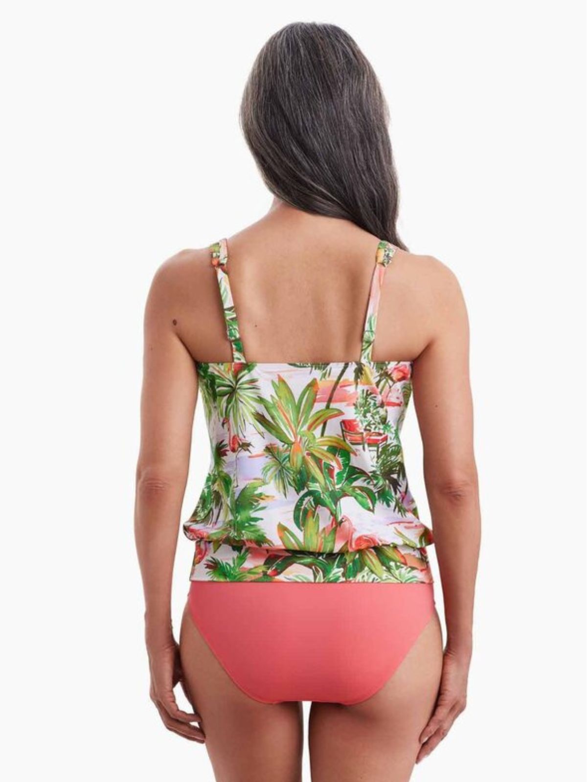 Haut Tankini Blouson Shape Solver 7102766