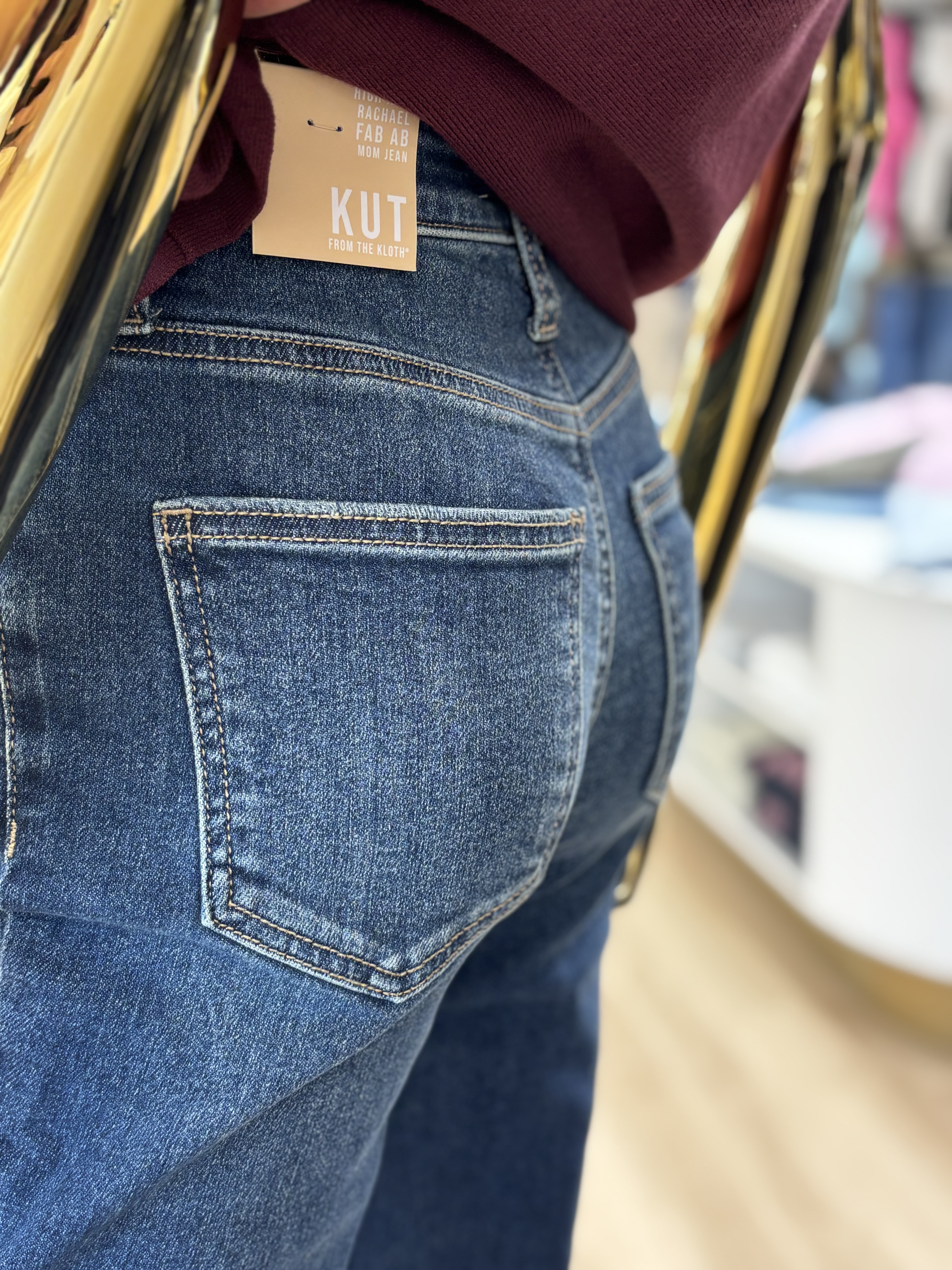 Jean Rachael à taille haute Kut