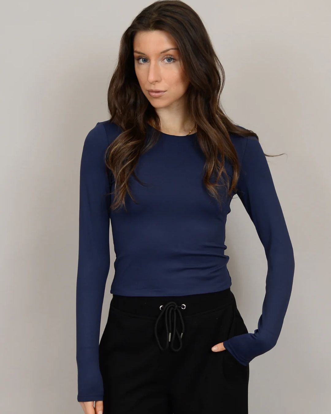 Roxi Crew Neck Second Skin 75T064S 