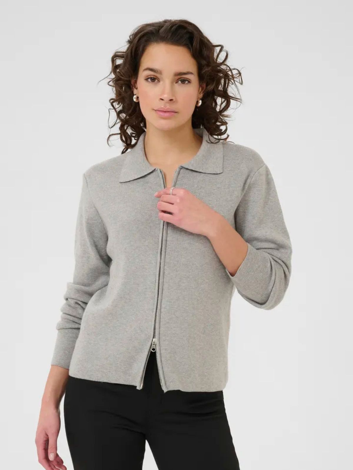 Cardigan Polo KAvisja Kaffe 10510526