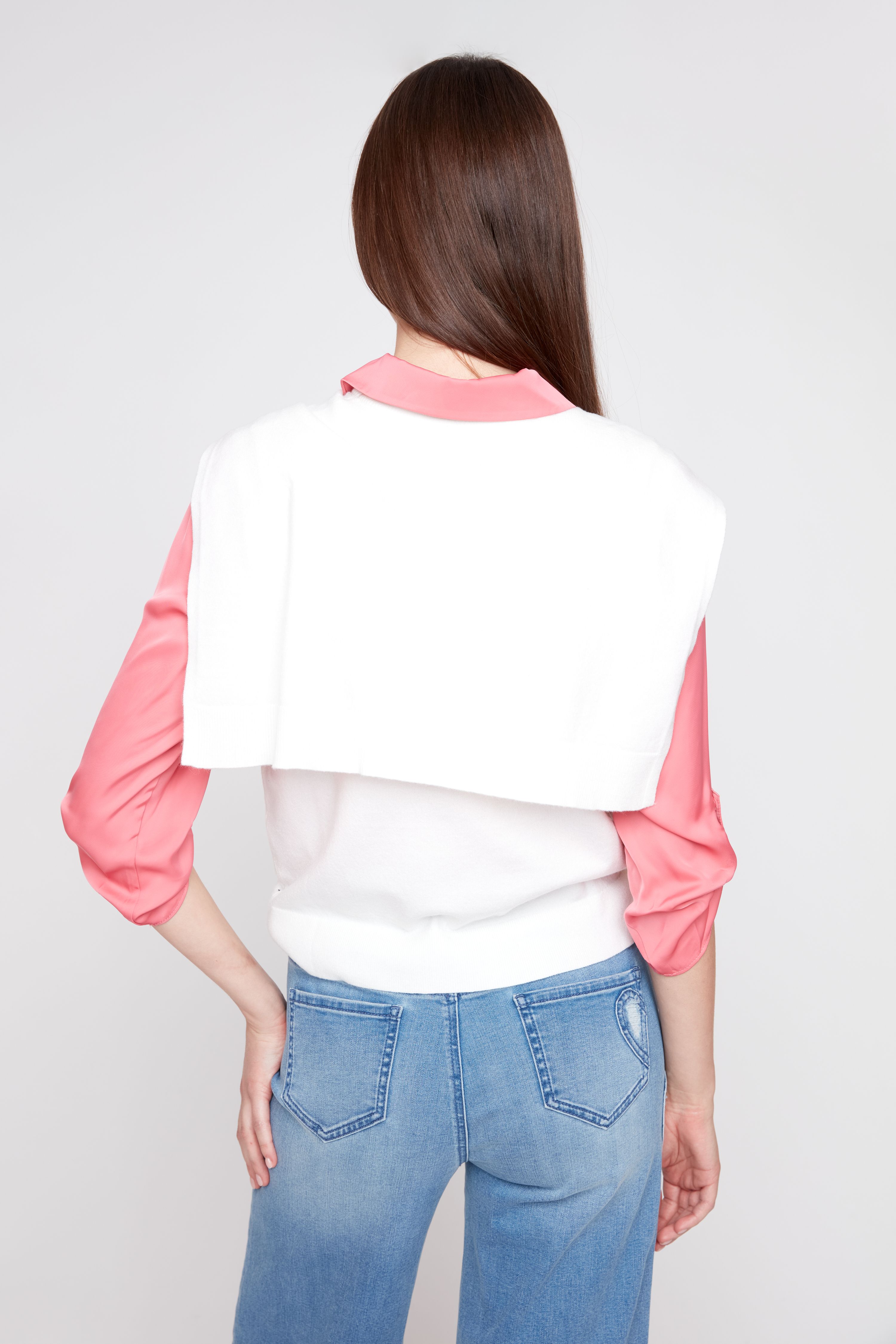 Pull sans manches à nouer Renuar