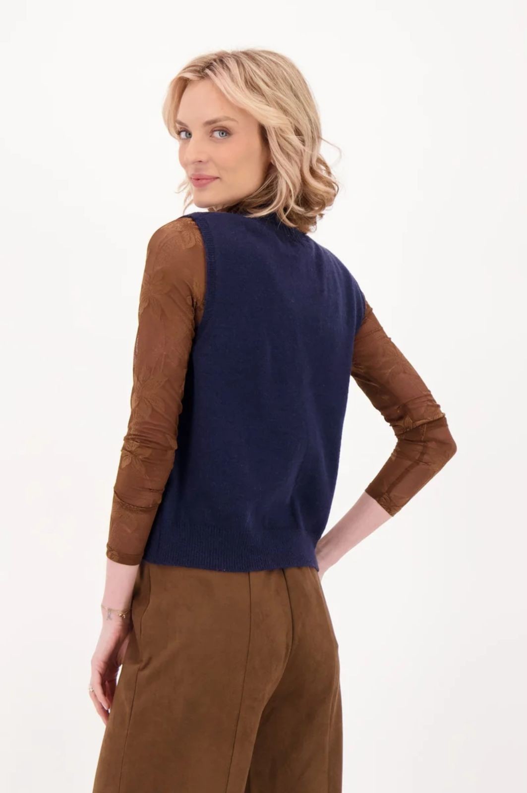 Débardeur avec foulard satiné Spanner