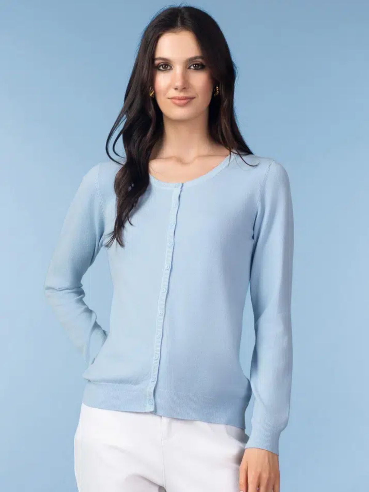 Cardigan à col rond Alison Sheri