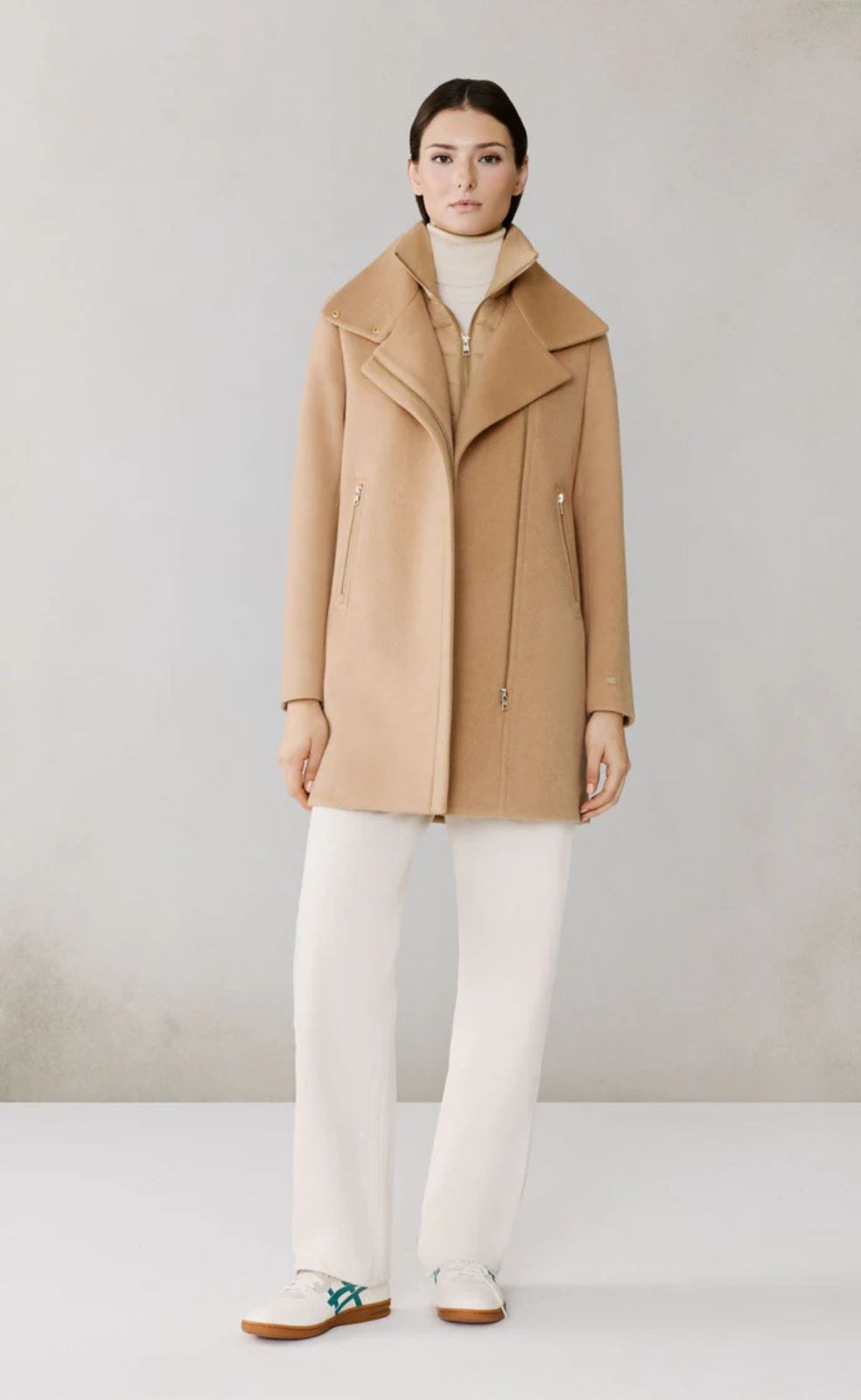 Manteau en laine avec plastron Soia & Kyo 