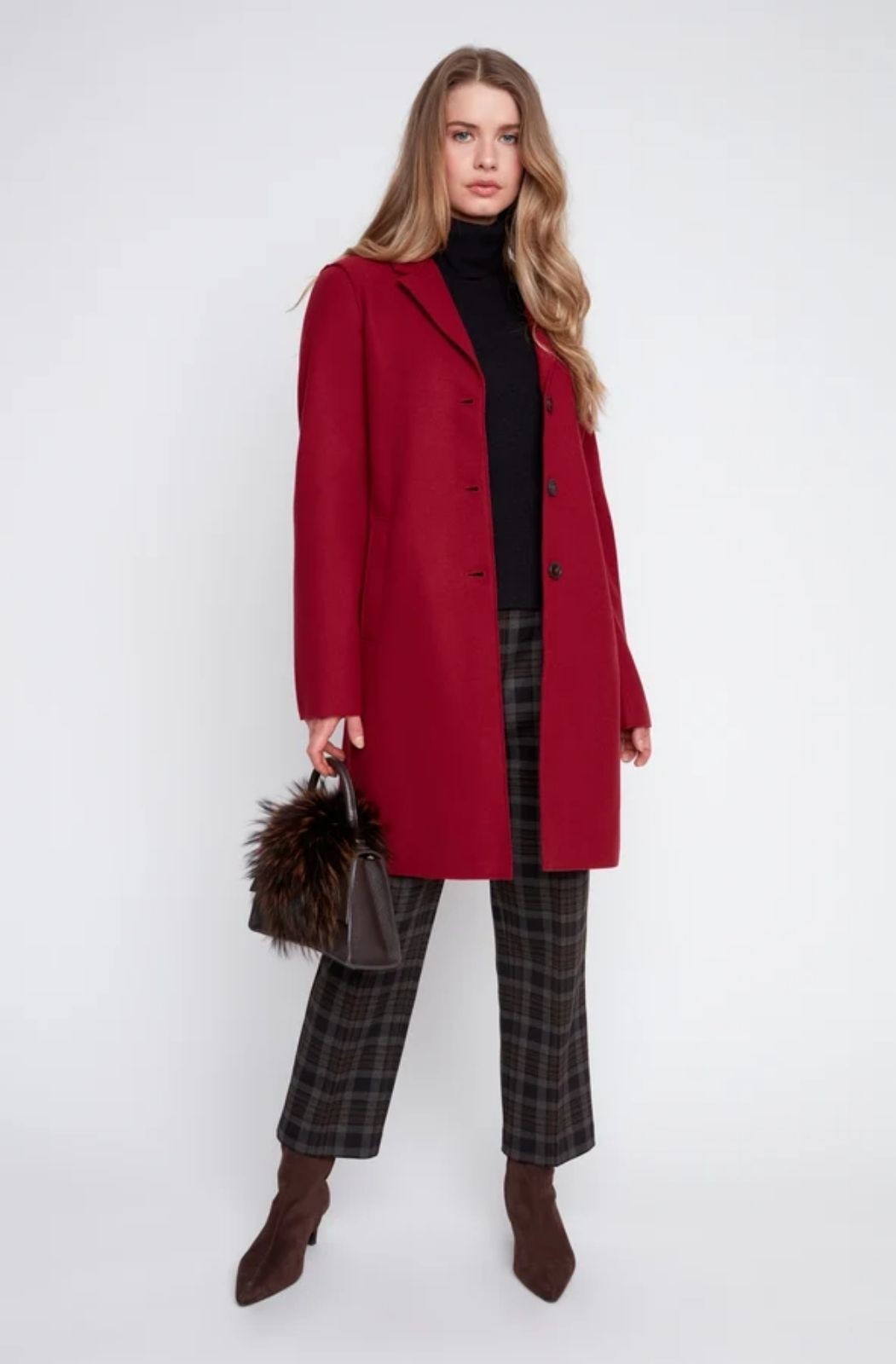 Manteau long en tricot Renuar