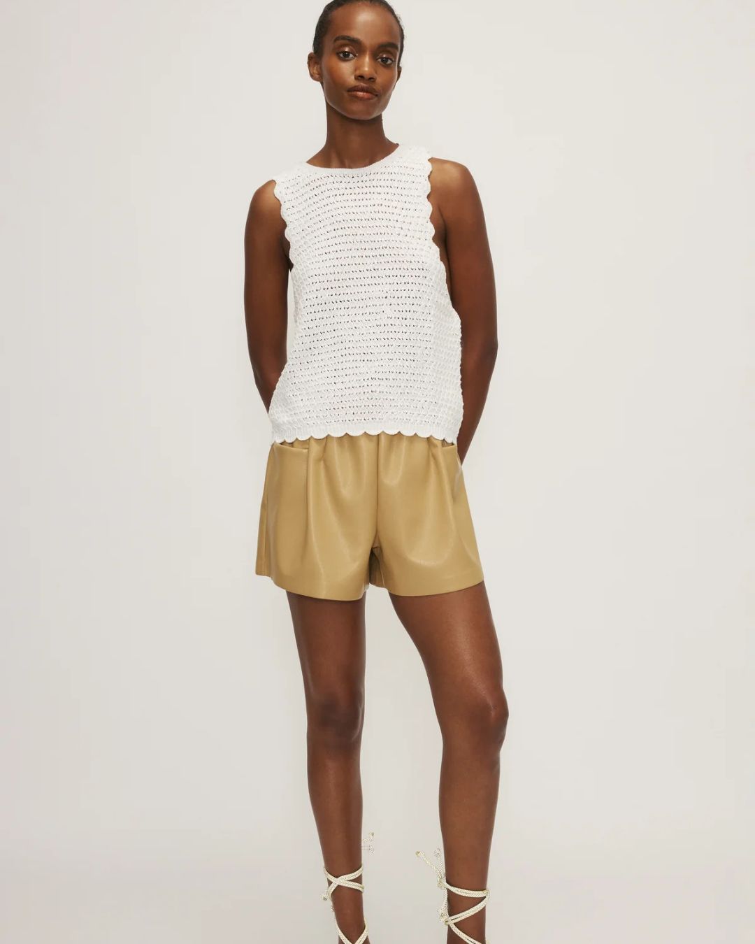 Shorts en similicuir Hudson Melissa Nepton 4658VL
