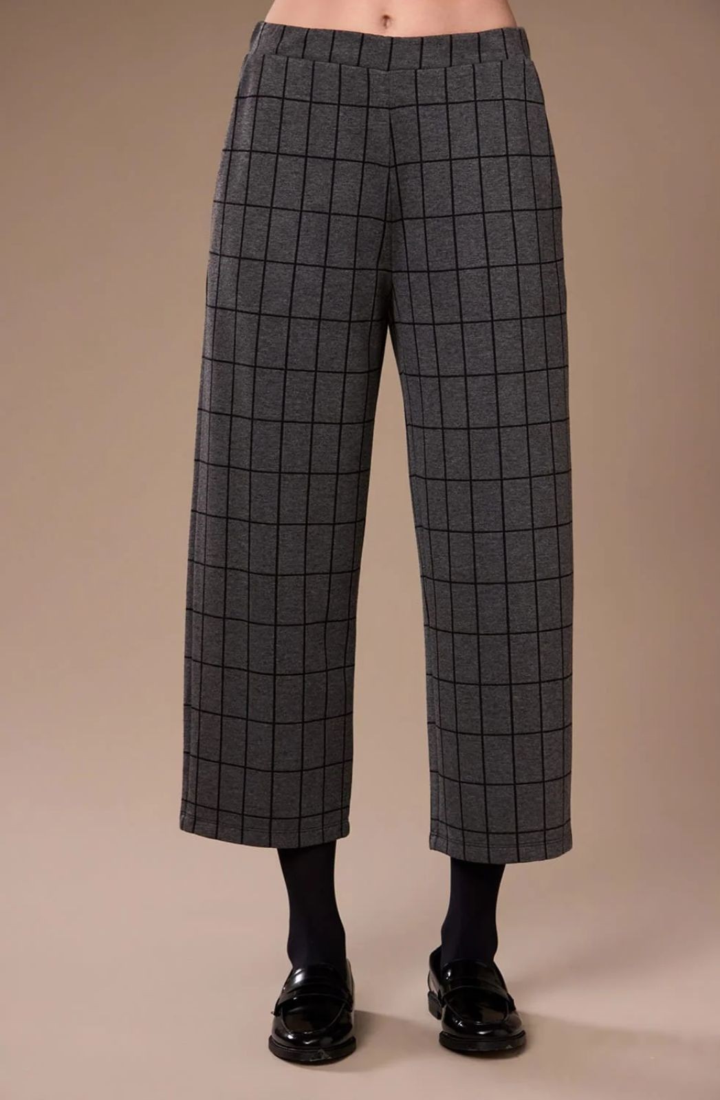 Pantalon écourté à carreaux Peruzzi