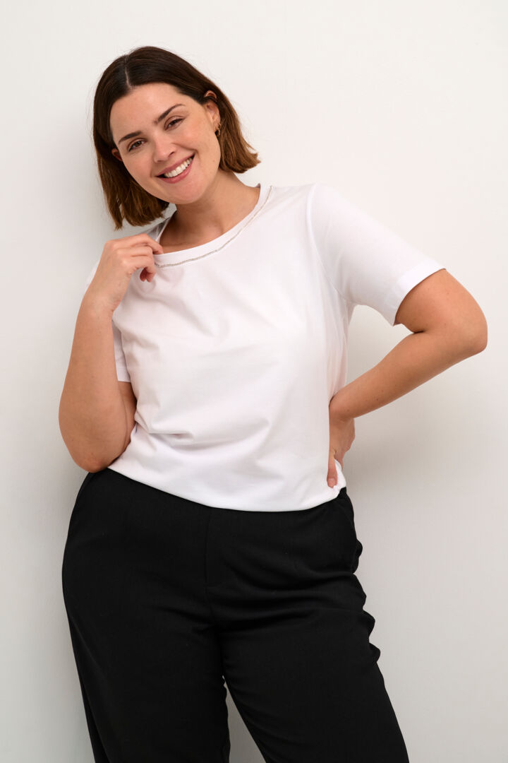 T-Shirt avec Brillant KCviana Kaffe Curve 10582804