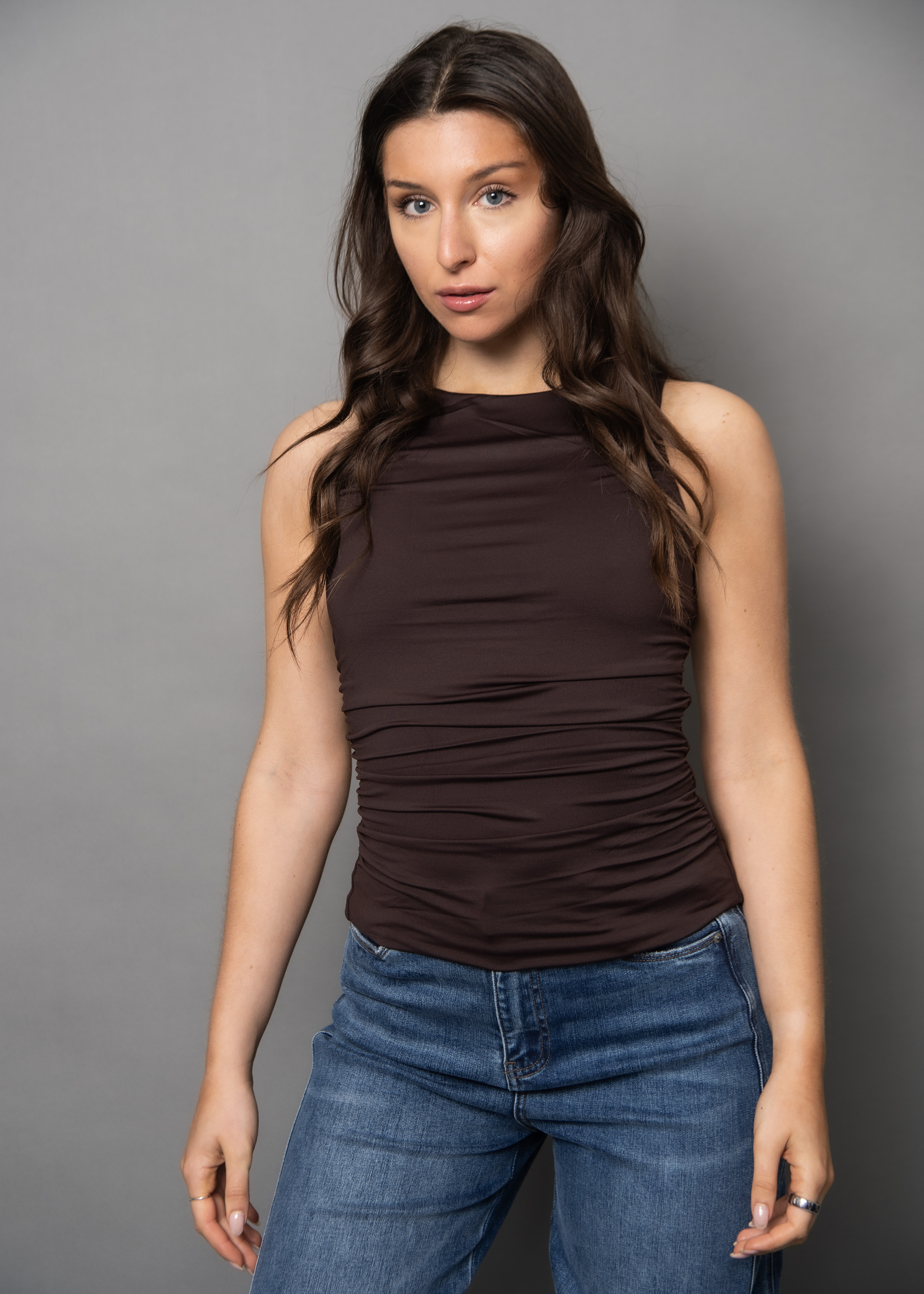 Camisole RIMA froncée 77T090SO Second Skin 