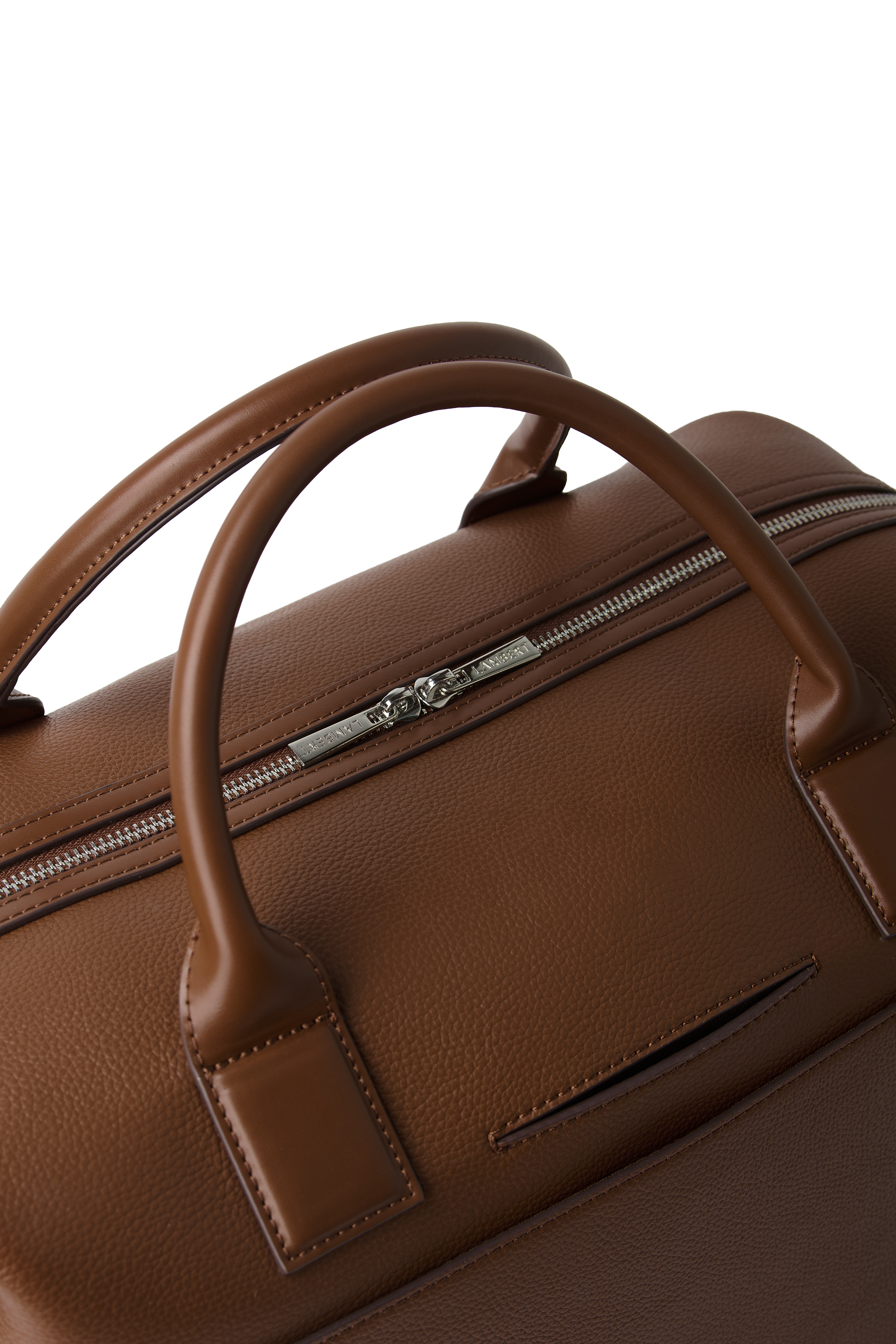 Le Mae- Petit sac de voyage en cuir vegan Lambert