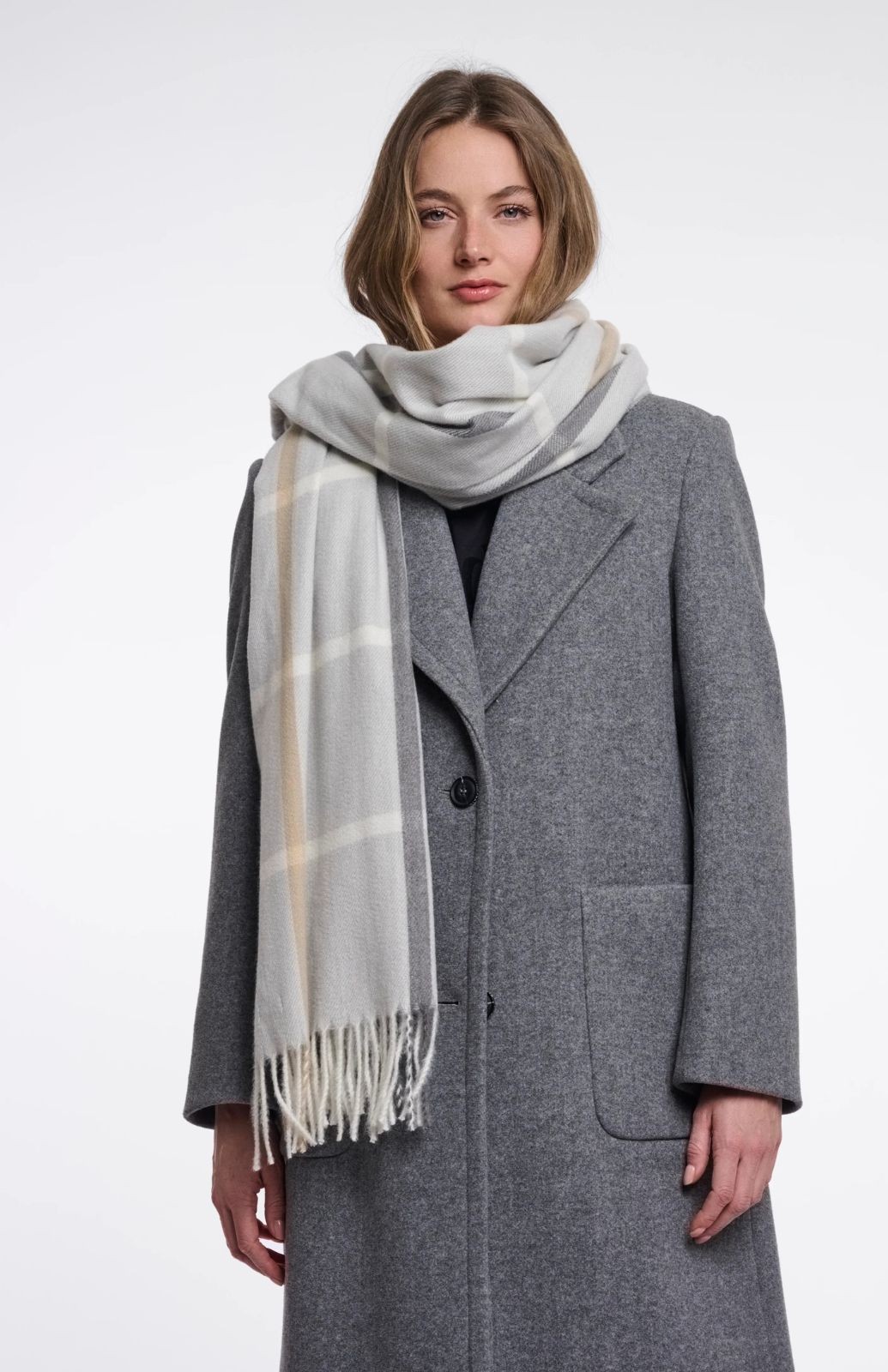Foulard Loet à carreaux Rino & Pelle