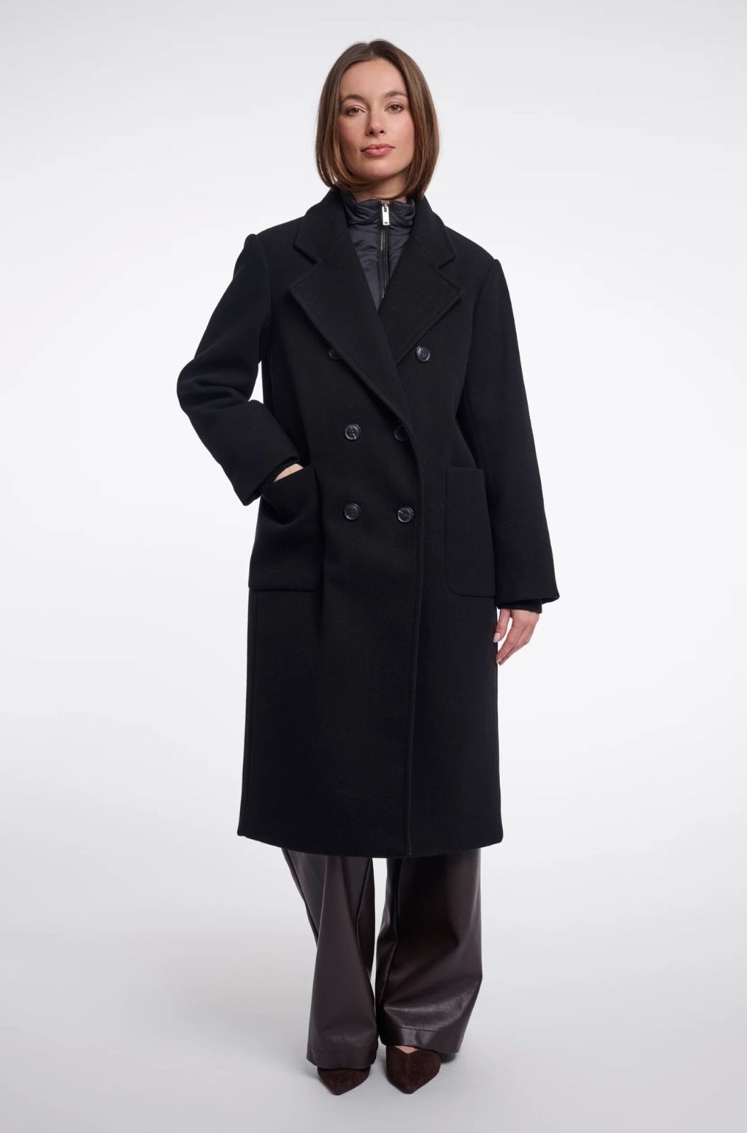 Manteau Noomi avec col amovible Rino & Pelle