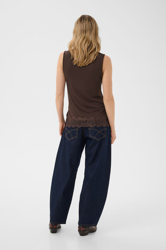 Chandail en jersey avec dentelle CRAlvaia Cream