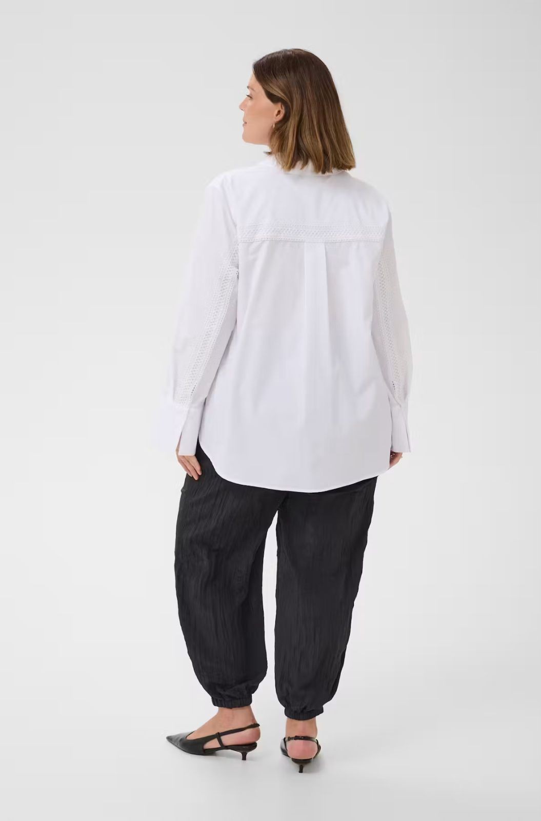 Blouse avec détails en dentelle KCkika Kaffe Curve