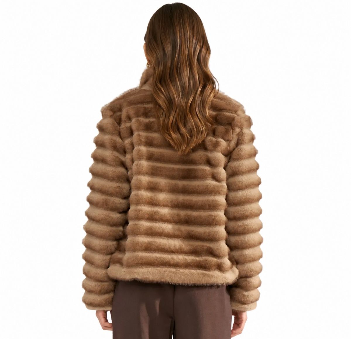Manteau Nuvita en fausse fourrure texturée Nümph