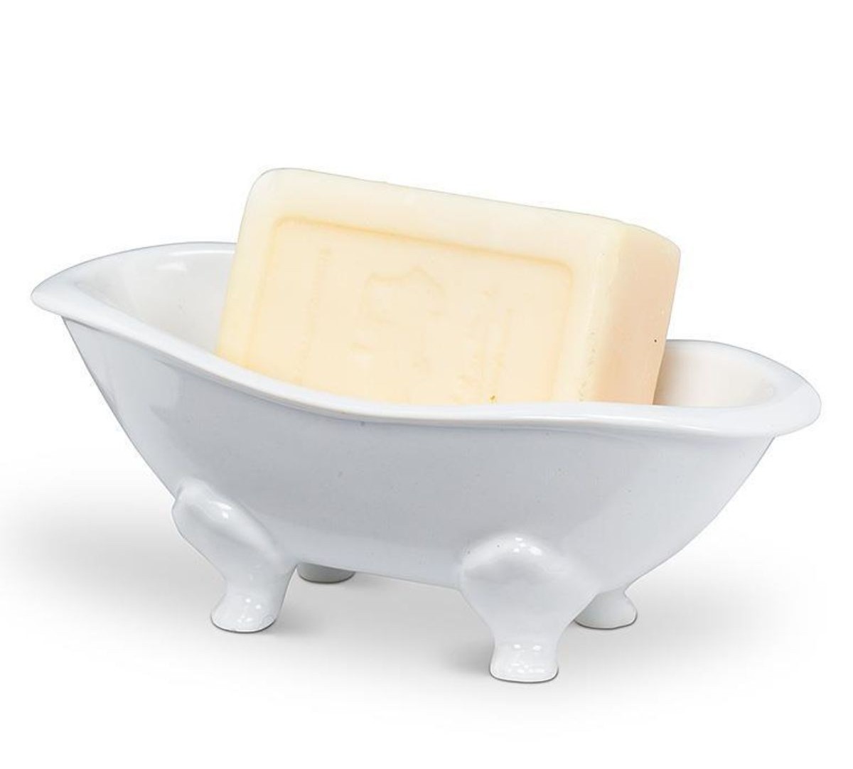 Porte-savon en forme de baignoire