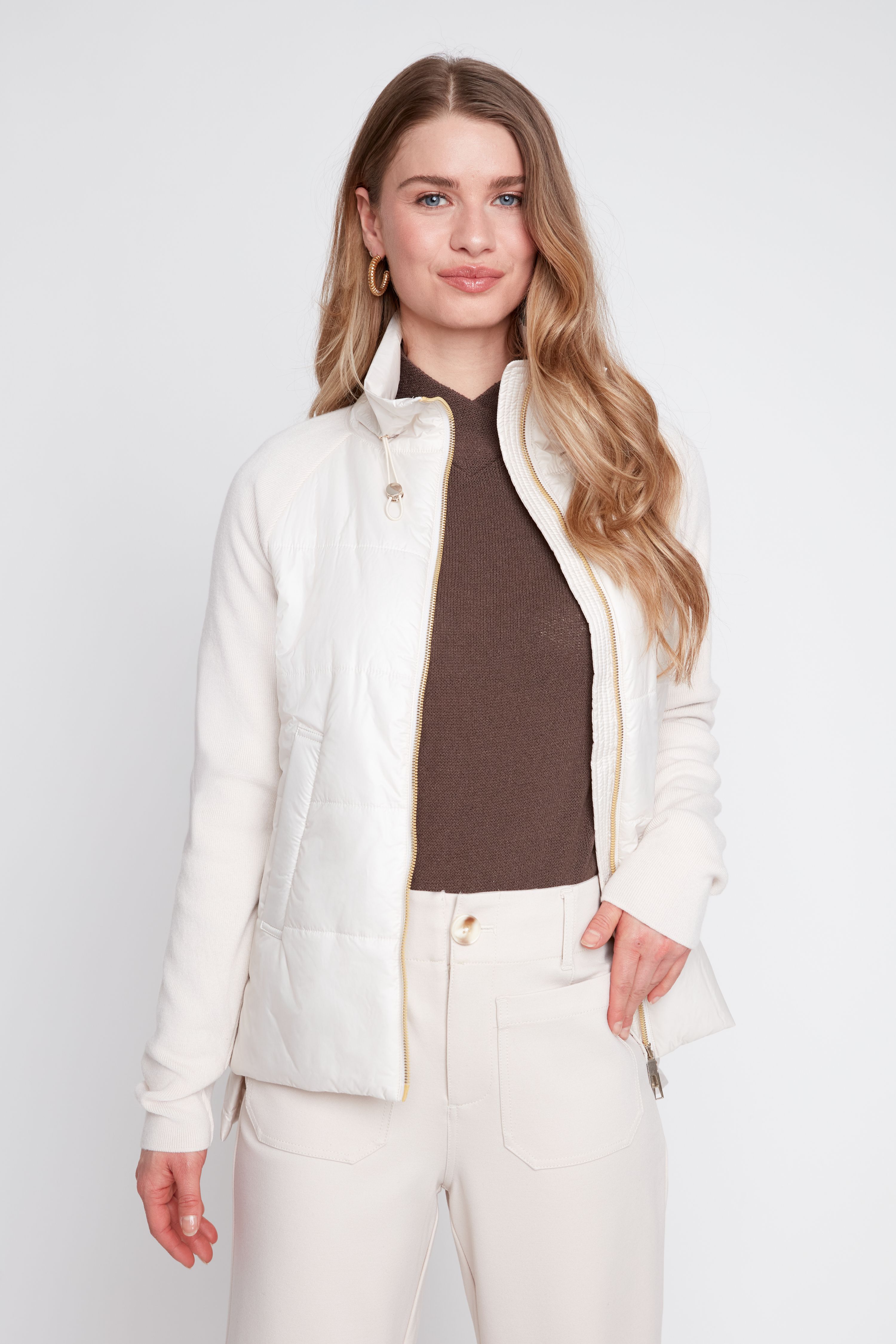 Veste matelassée en tricot Renuar