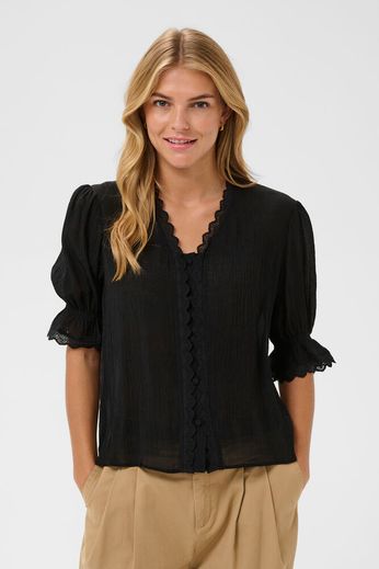 Chemise à col V Saint Tropez