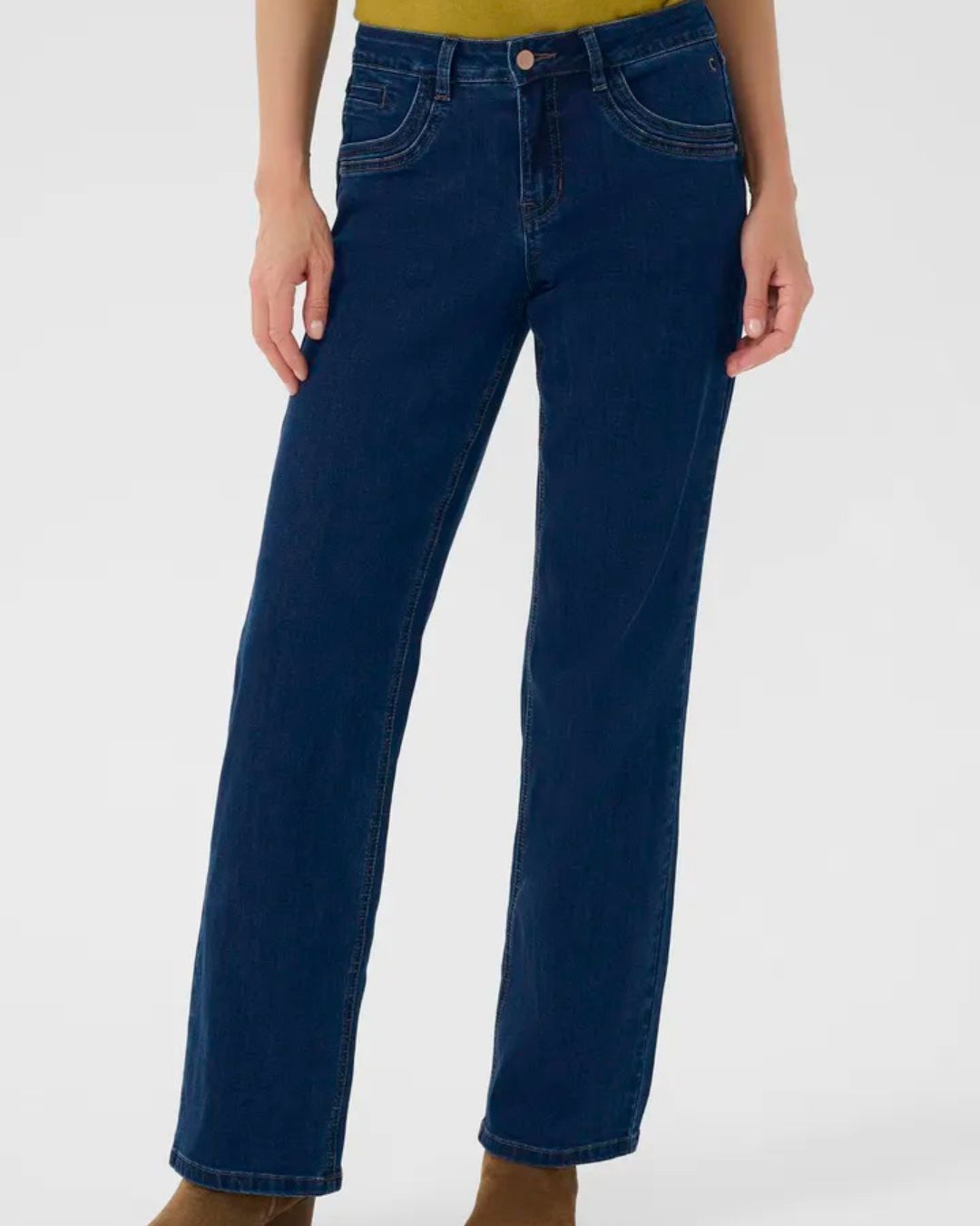 Jeans Jambe droite longueur 30 Cream 10613866