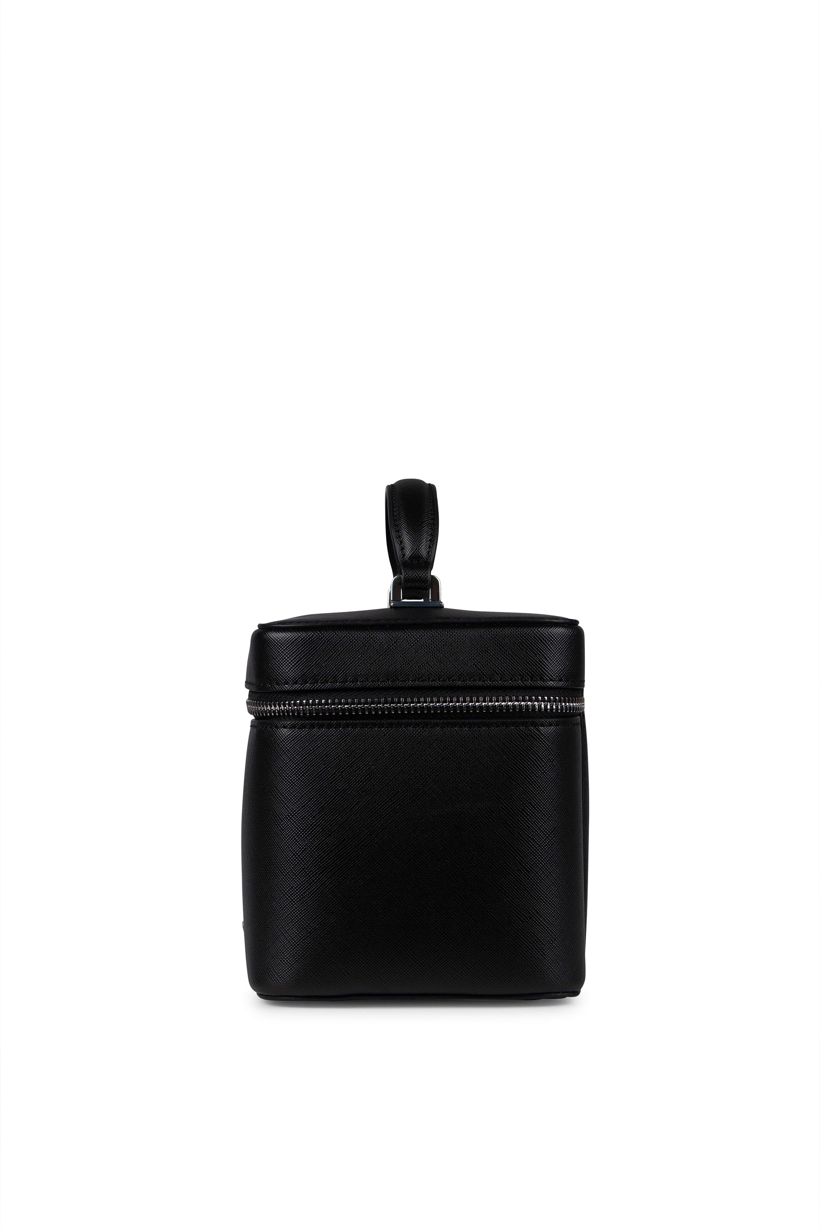 Trousse à Maquillage en Cuir Vegan Noir Lambert La Bella