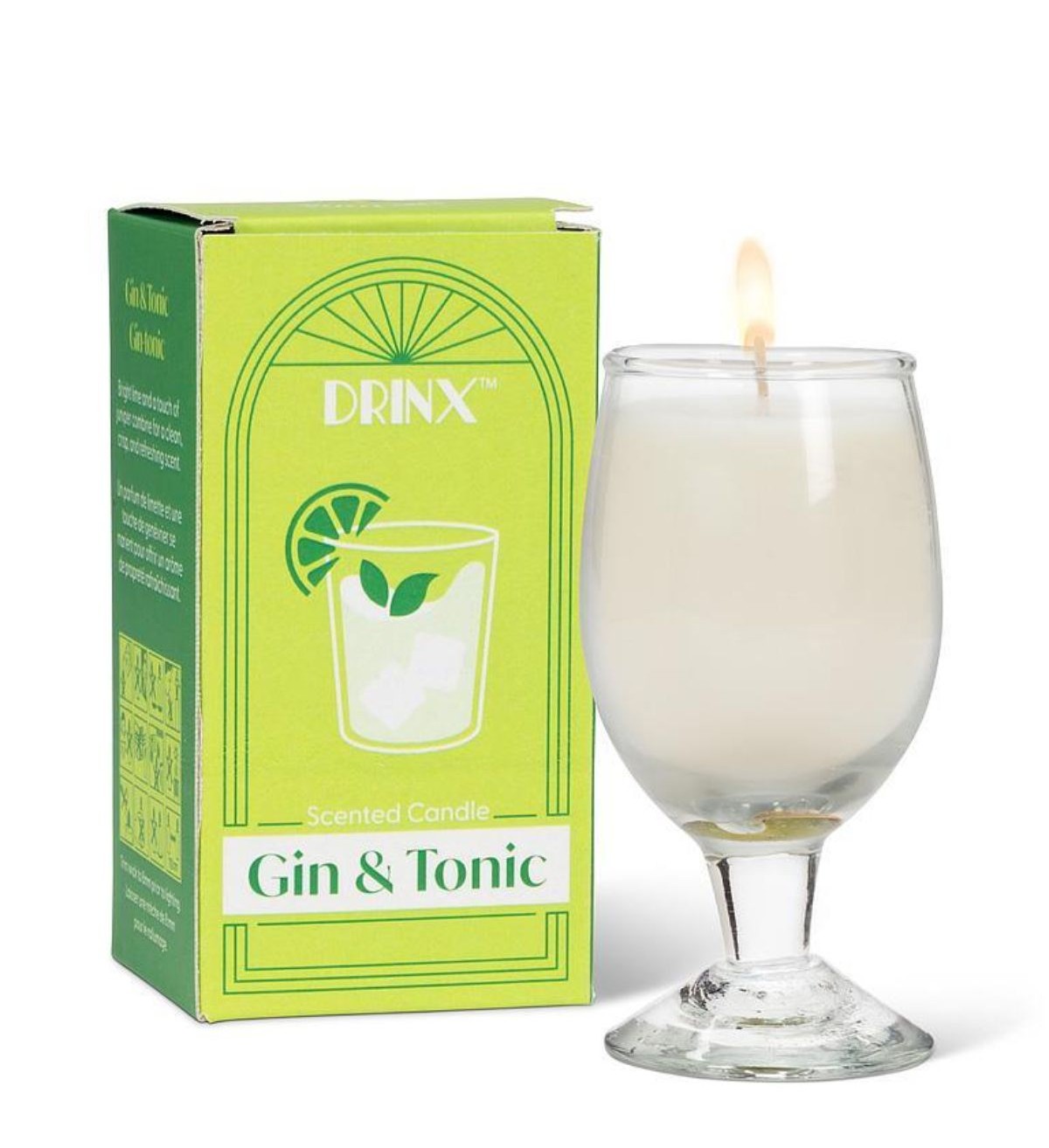 Petite bougie cocktail Gin et Tonic