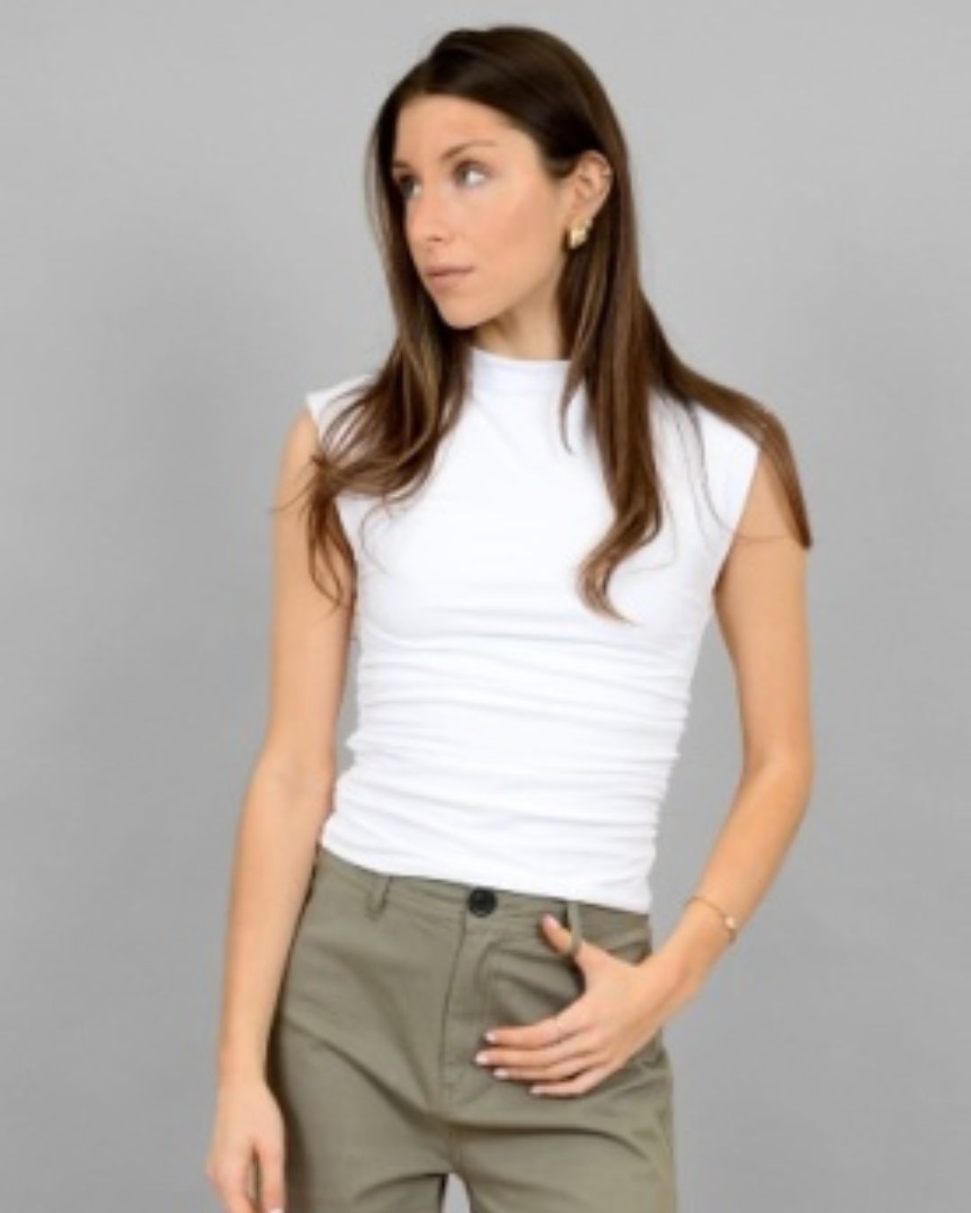 Yve Ruched Tank Top Second Skin 55T283S 