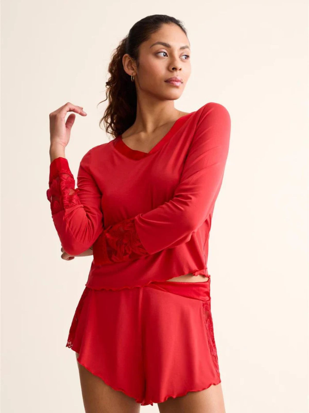 Ensemble court Parisian Nights Fleur