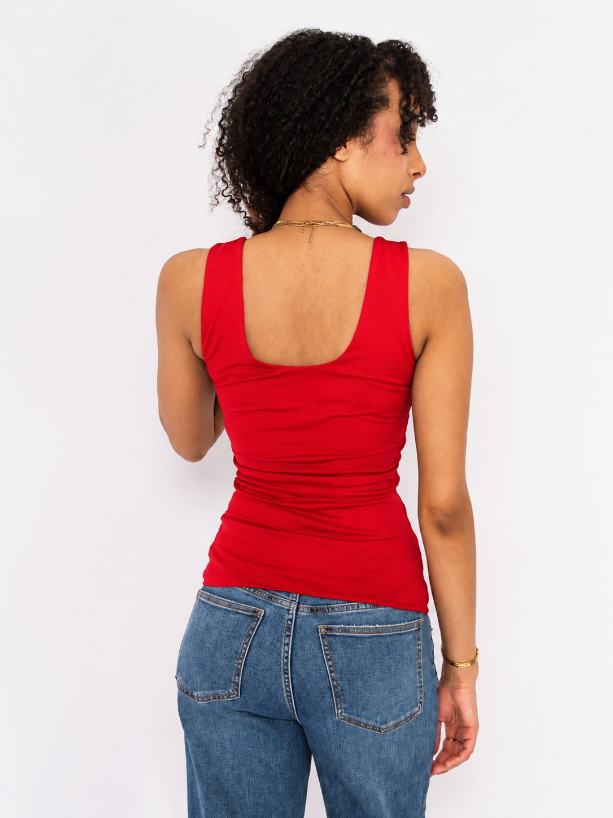 Tanith U Neck Tank Top Second Skin