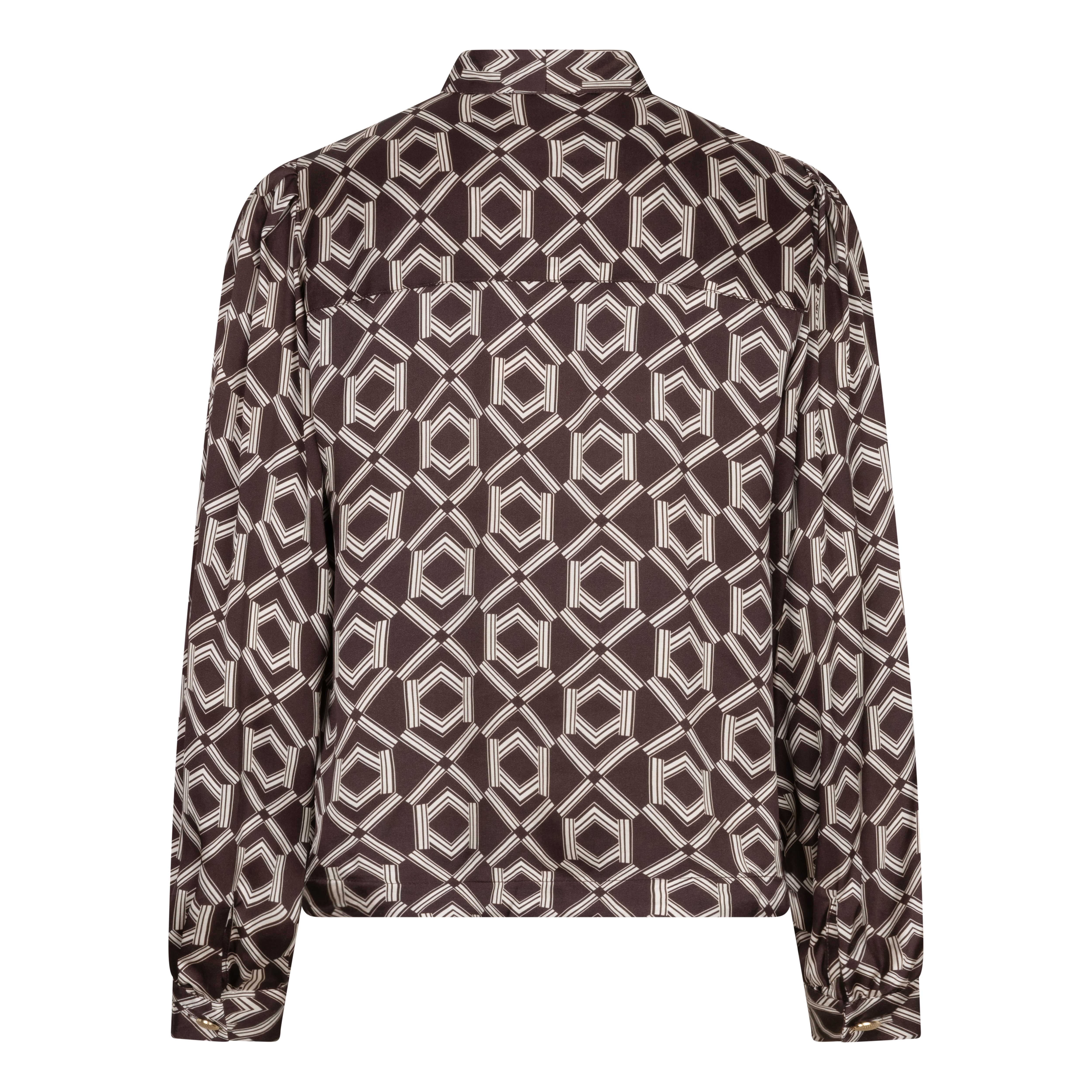 Blouse à nœud imprimée Esqualo