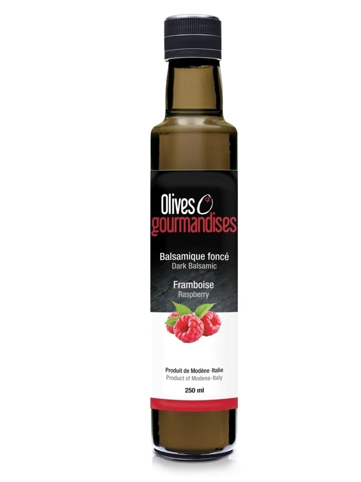 Framboises - Balsamique foncé 250ml Olives et Gourmandises