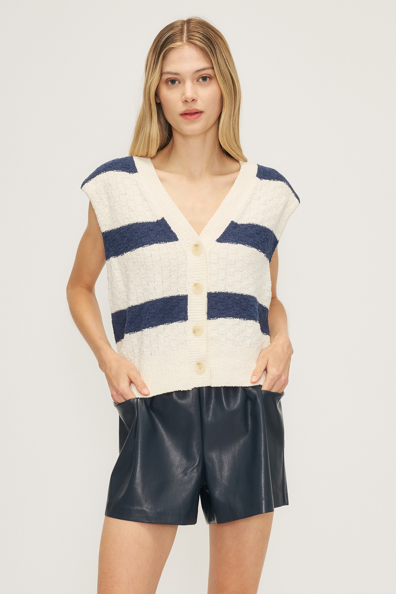 Shorts en similicuir Hudson Melissa Nepton 4658VL