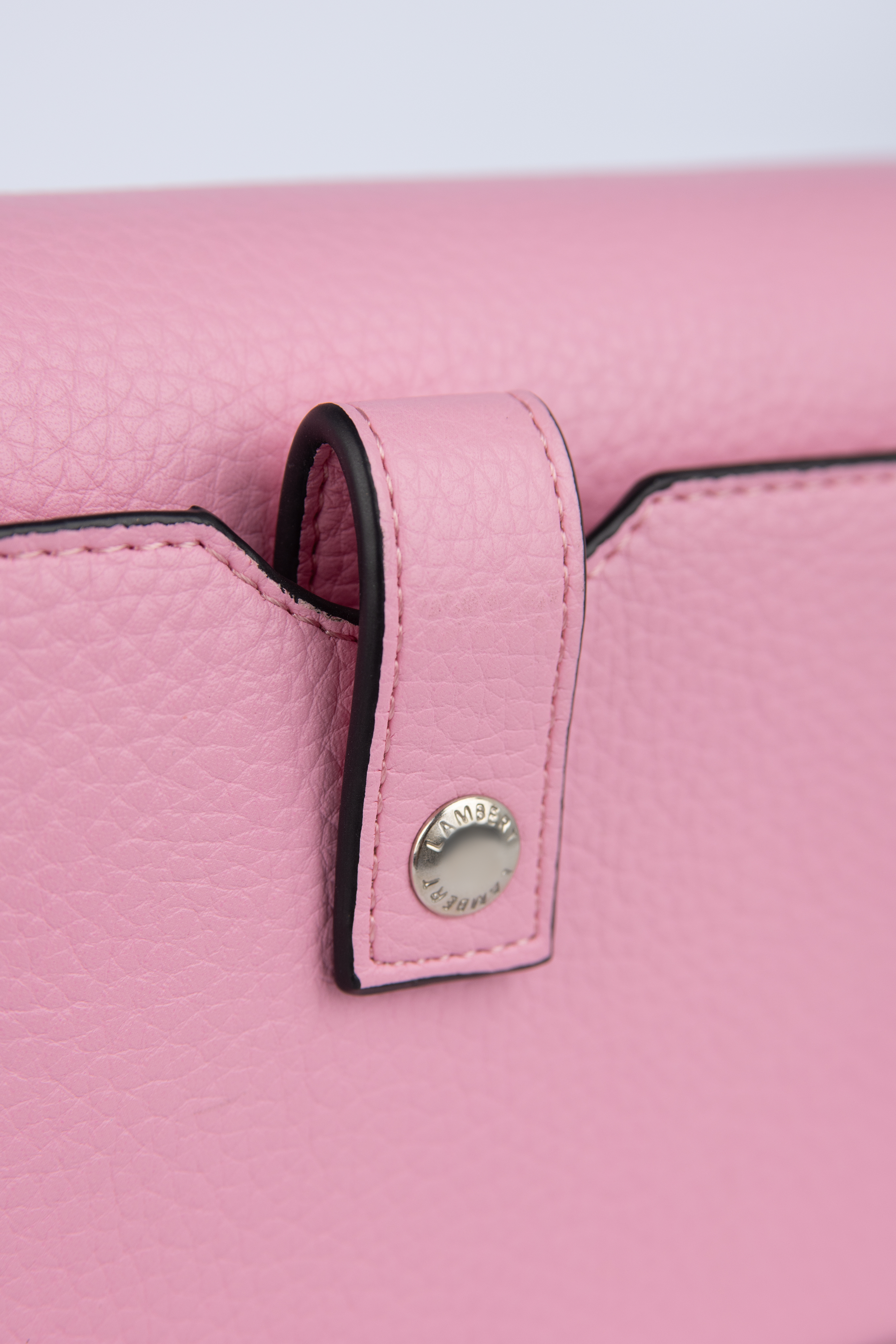 Portefeuille à Bandoulière Whisper Pink Pebble Lambert Le Tina
