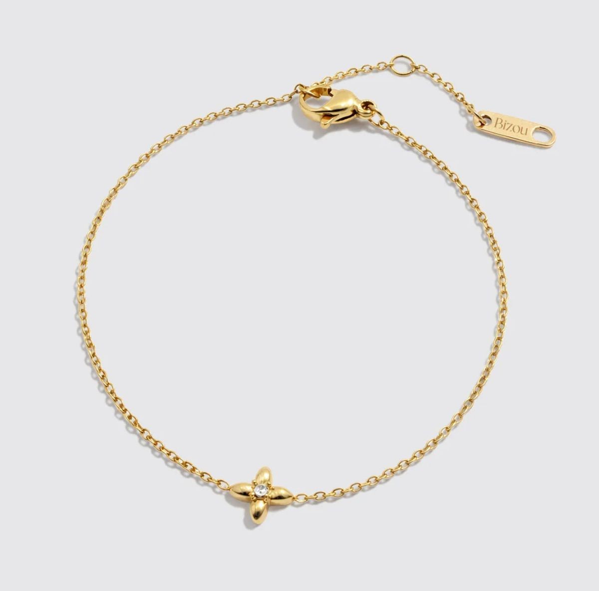 Bracelet en acier inoxydable avec étoile Bizou