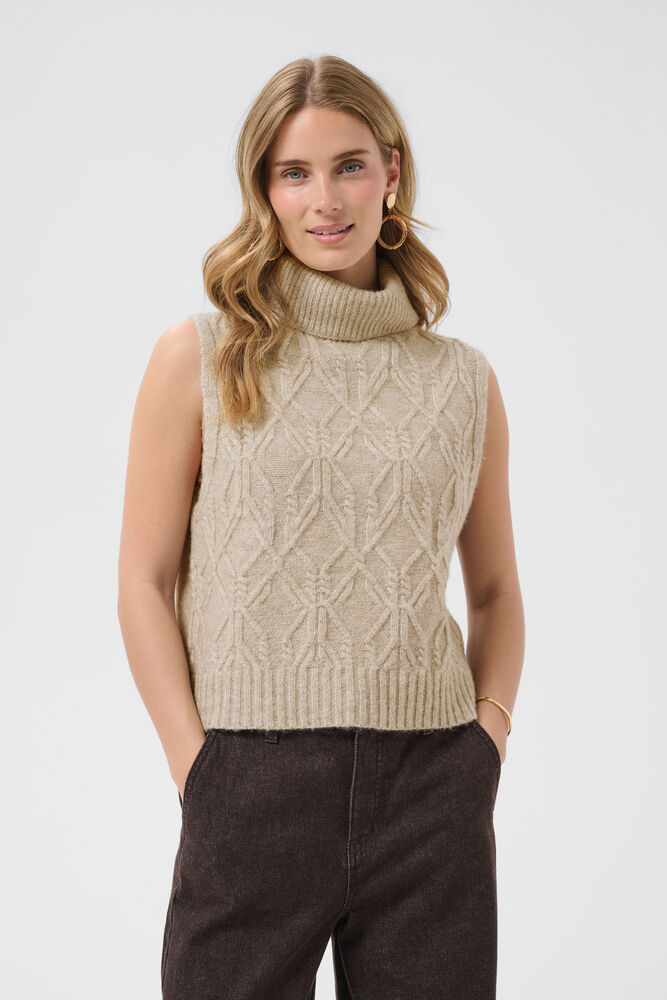 Débardeur en tricot CRElsie Cream