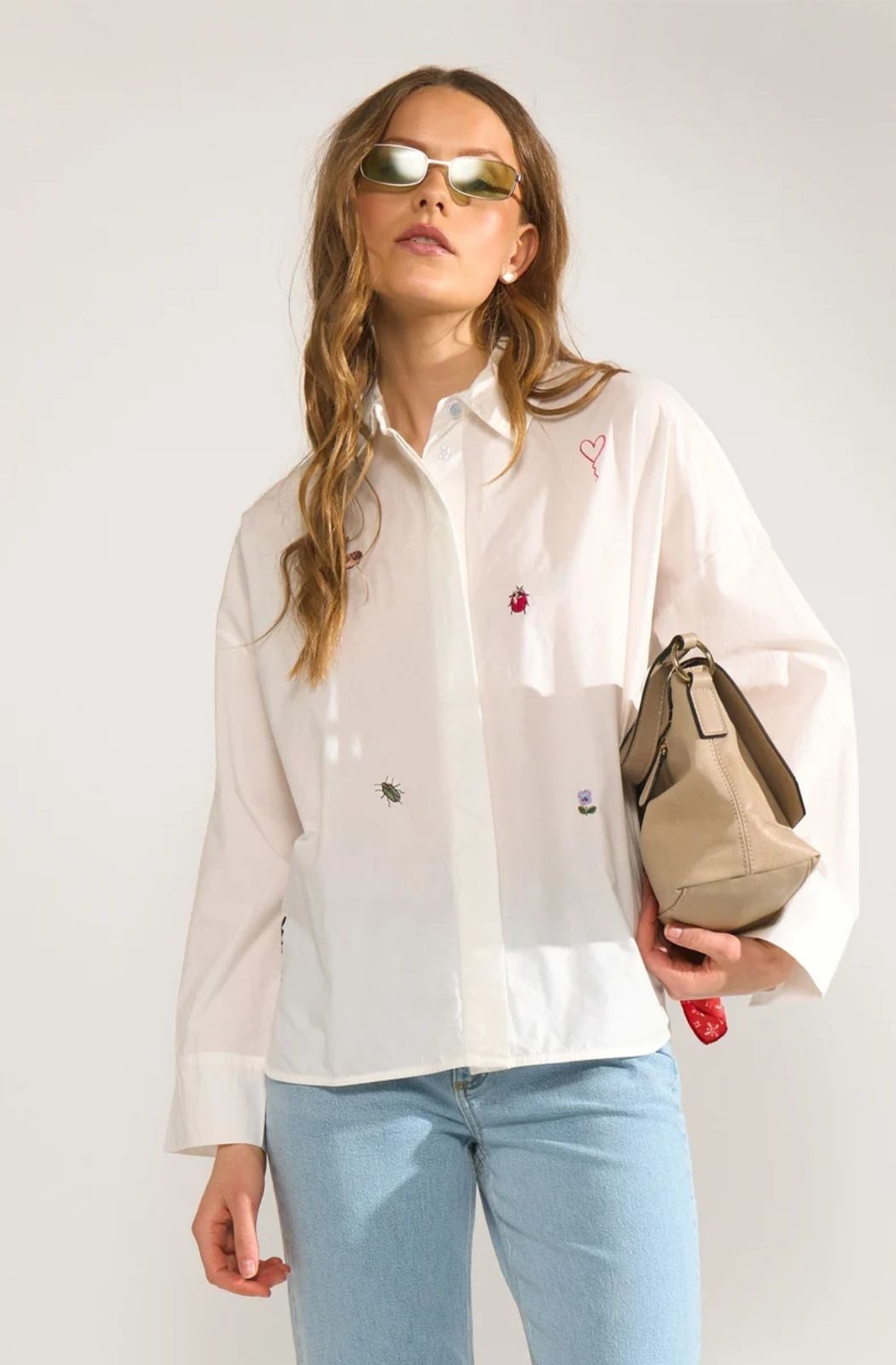 Chemise à motif brodé Nutenja Nümph